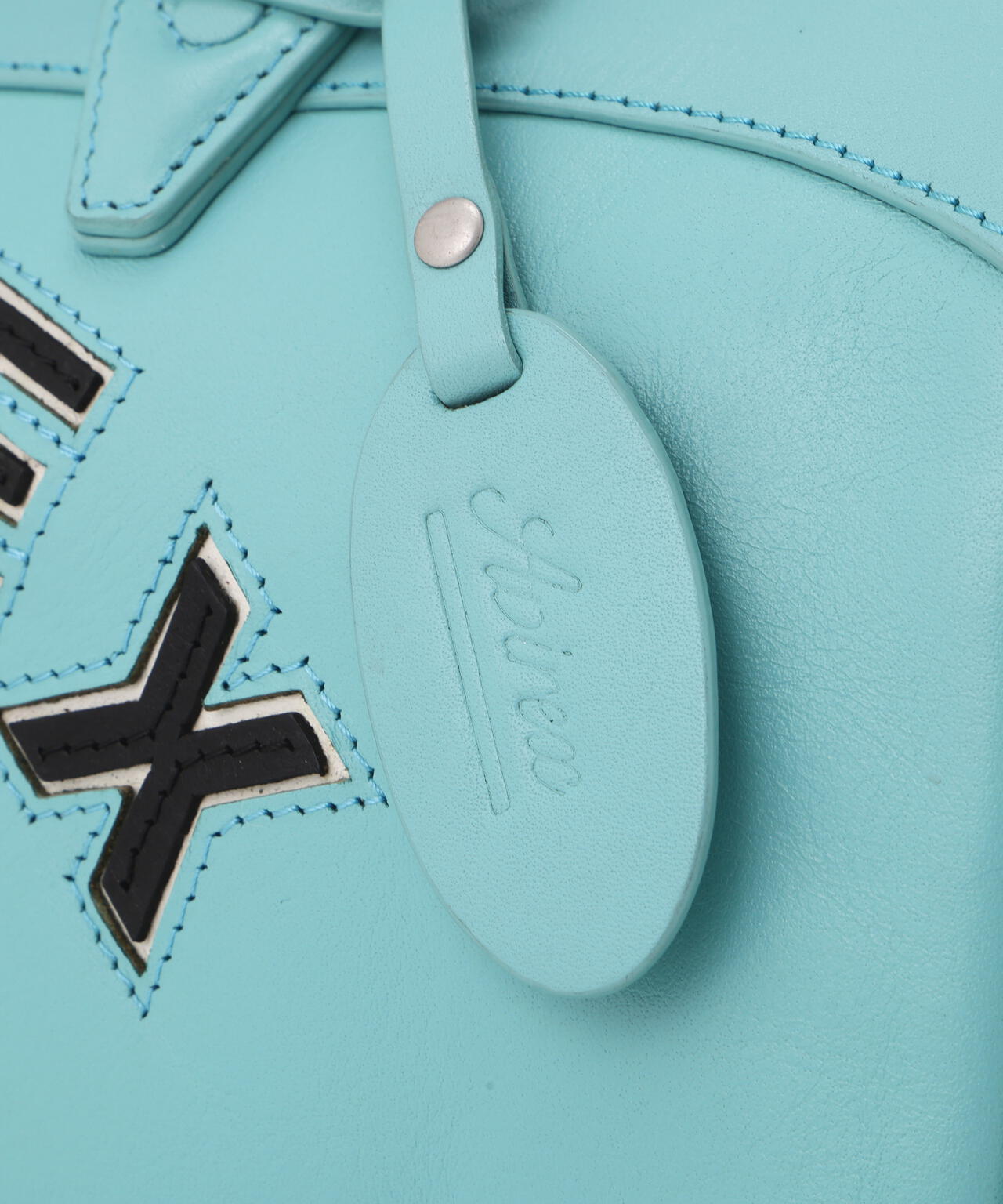 《直営店別注》VARSITY LEATHER MINI DUFFLE BAG / バーシティレザー ミニ ダッフル バッグ