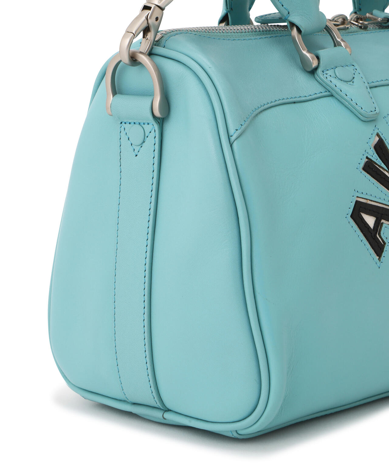 《直営店別注》VARSITY LEATHER MINI DUFFLE BAG / バーシティレザー ミニ ダッフル バッグ