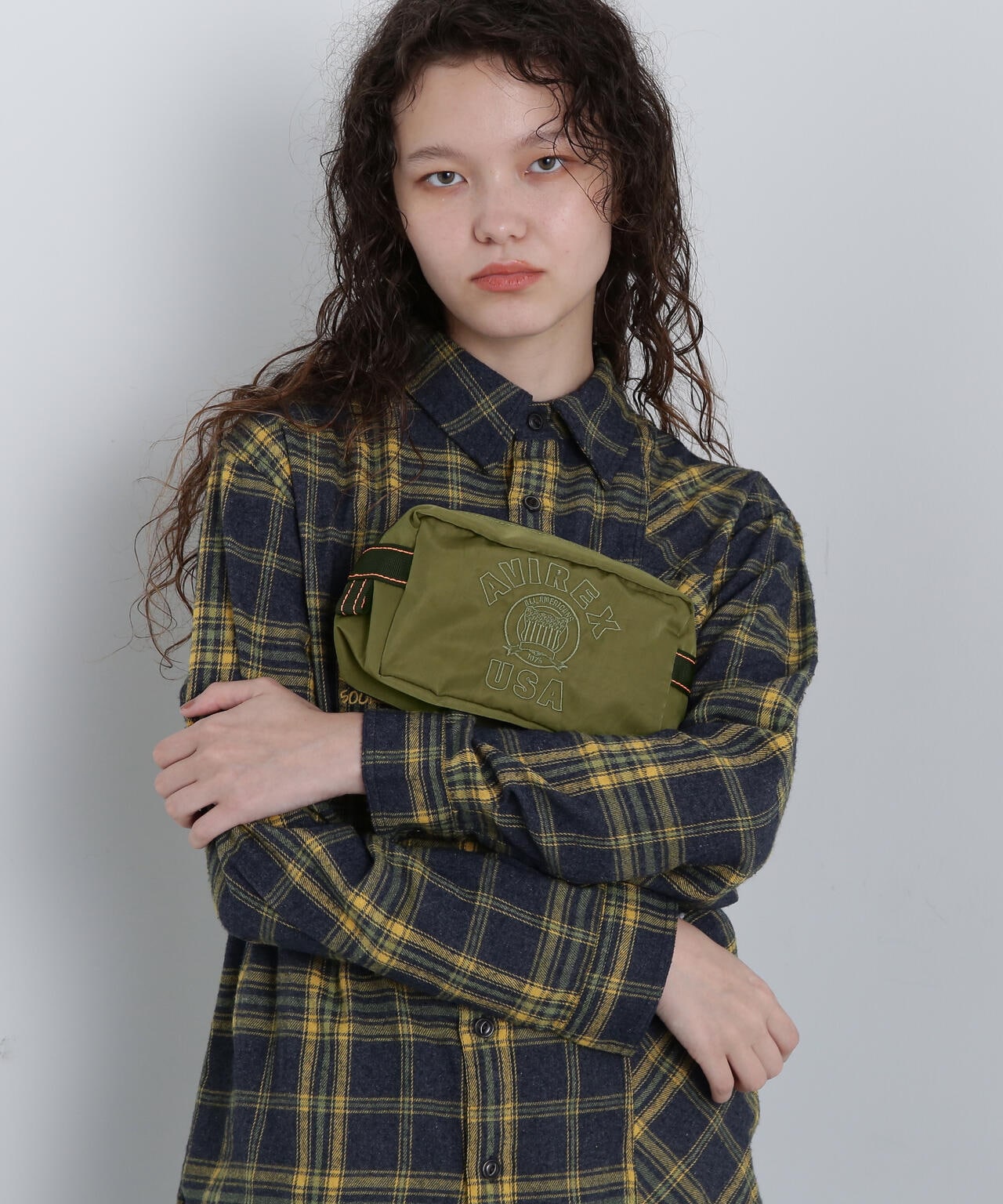 A's ロゴ ポーチ グリーン A's ロゴ ポーチ グリーン