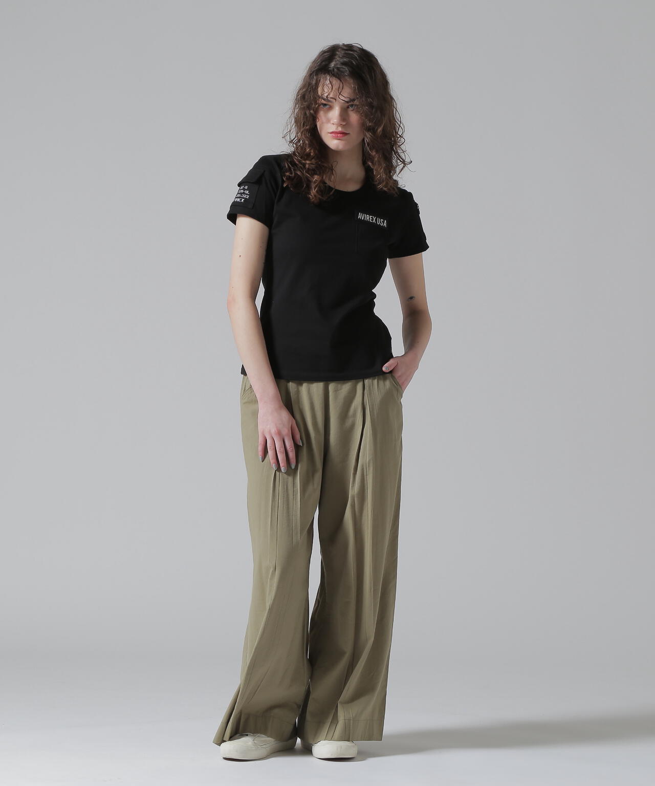 BOX PLEATS RELAX PANTS/ボックスプリーツ リラックスパンツ | AVIREX