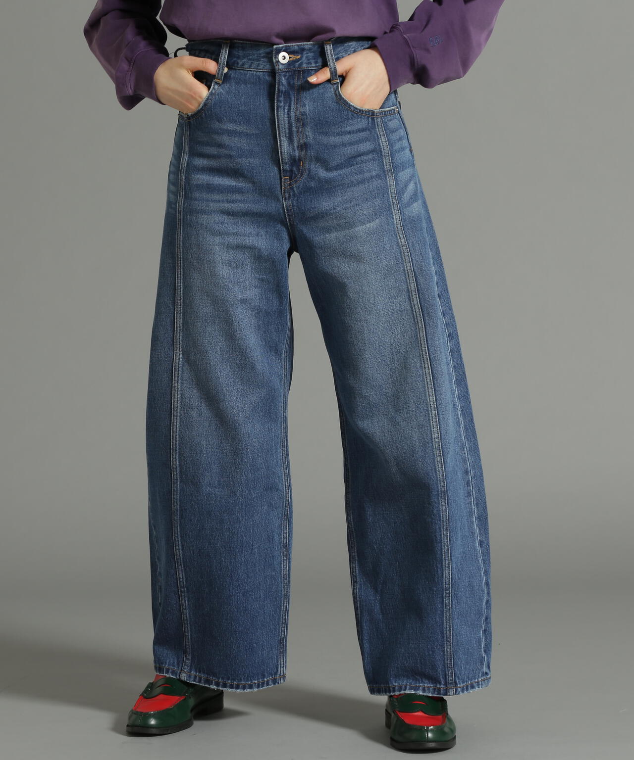 Belle LINE》W WAIST DENIM PANTS/ | AVIREX（アヴィレックス