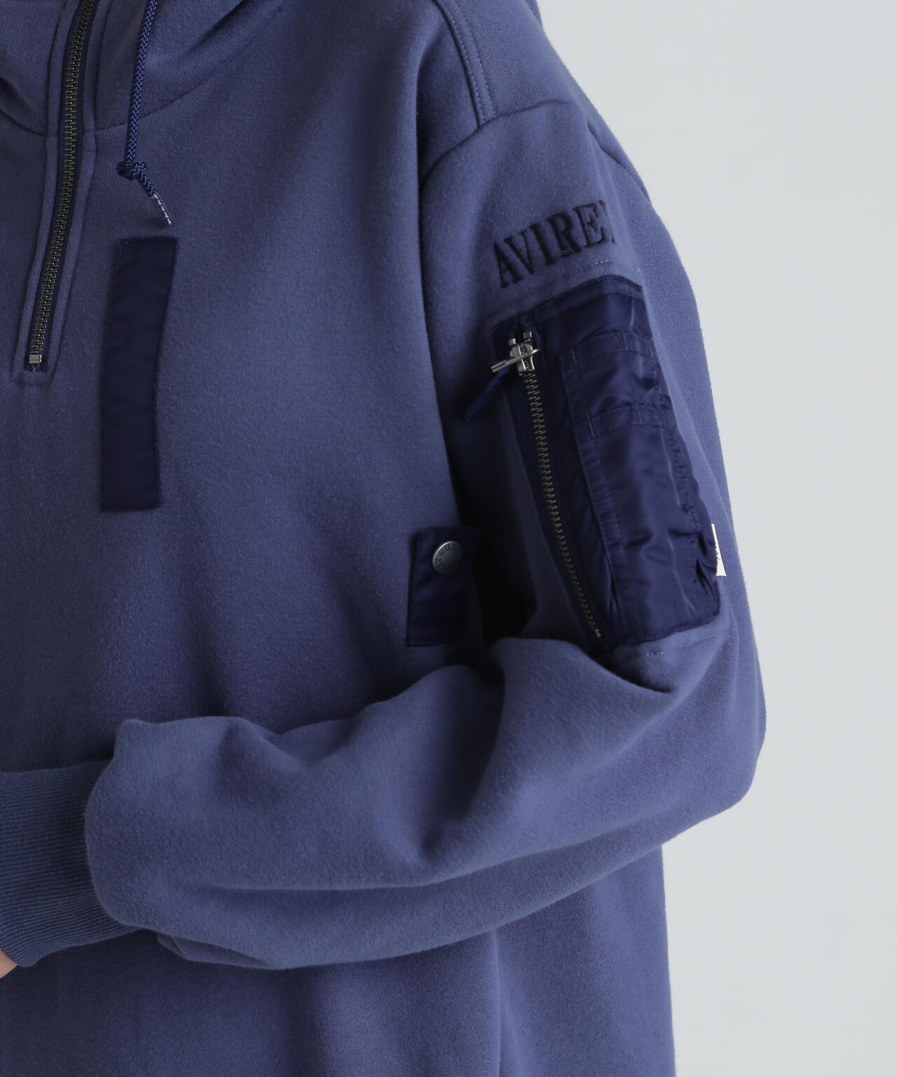 HOODIE NYLON MILITARY ONEPIECE/フーディーナイロン ミリタリー