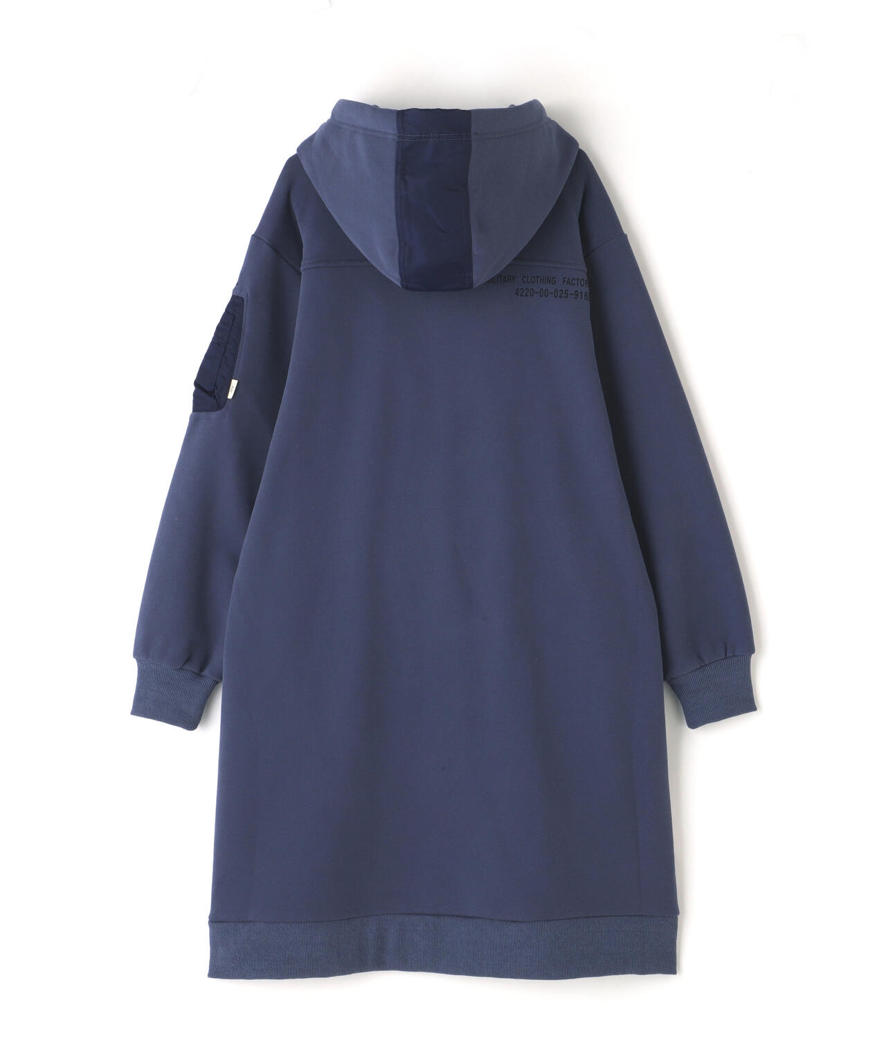 HOODIE NYLON MILITARY ONEPIECE/フーディーナイロン ミリタリー