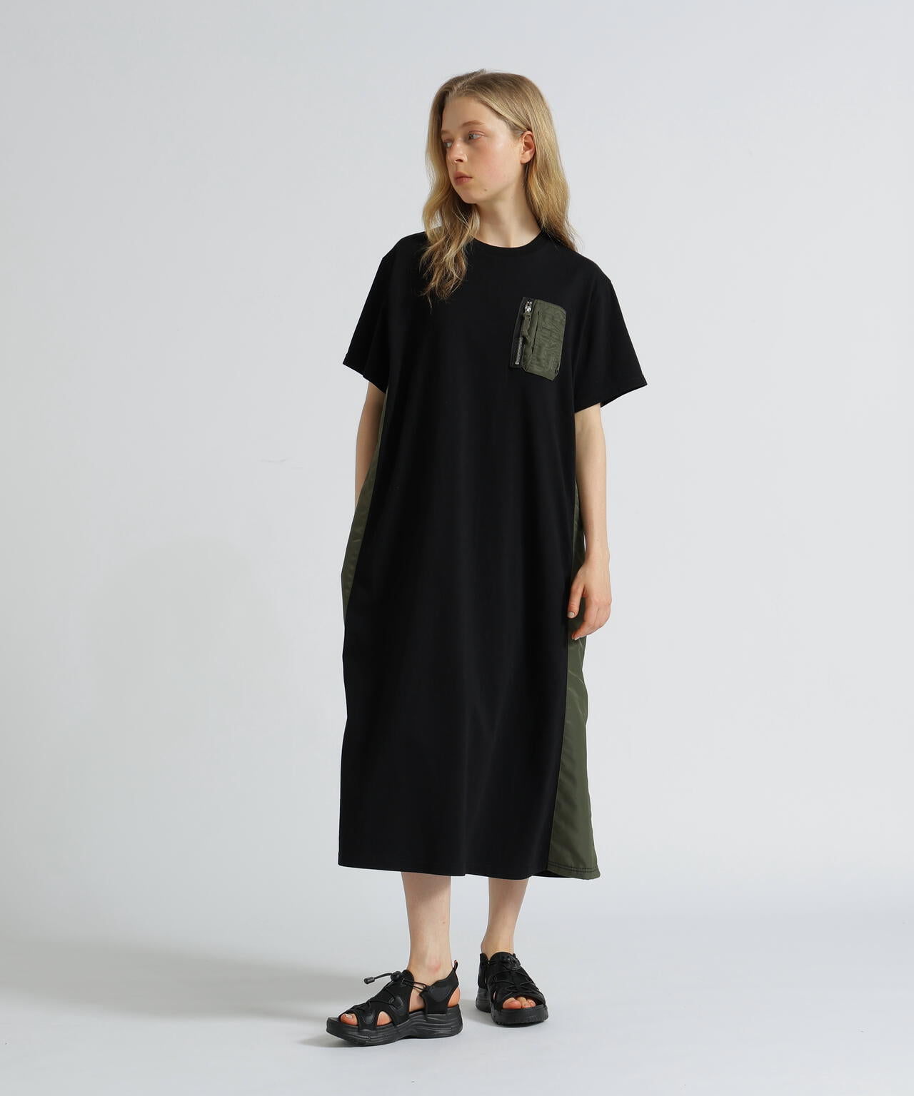 WEB&DEPOT限定》MA-1 POCKET ONEPIECE/MA-1ポケット ワンピース