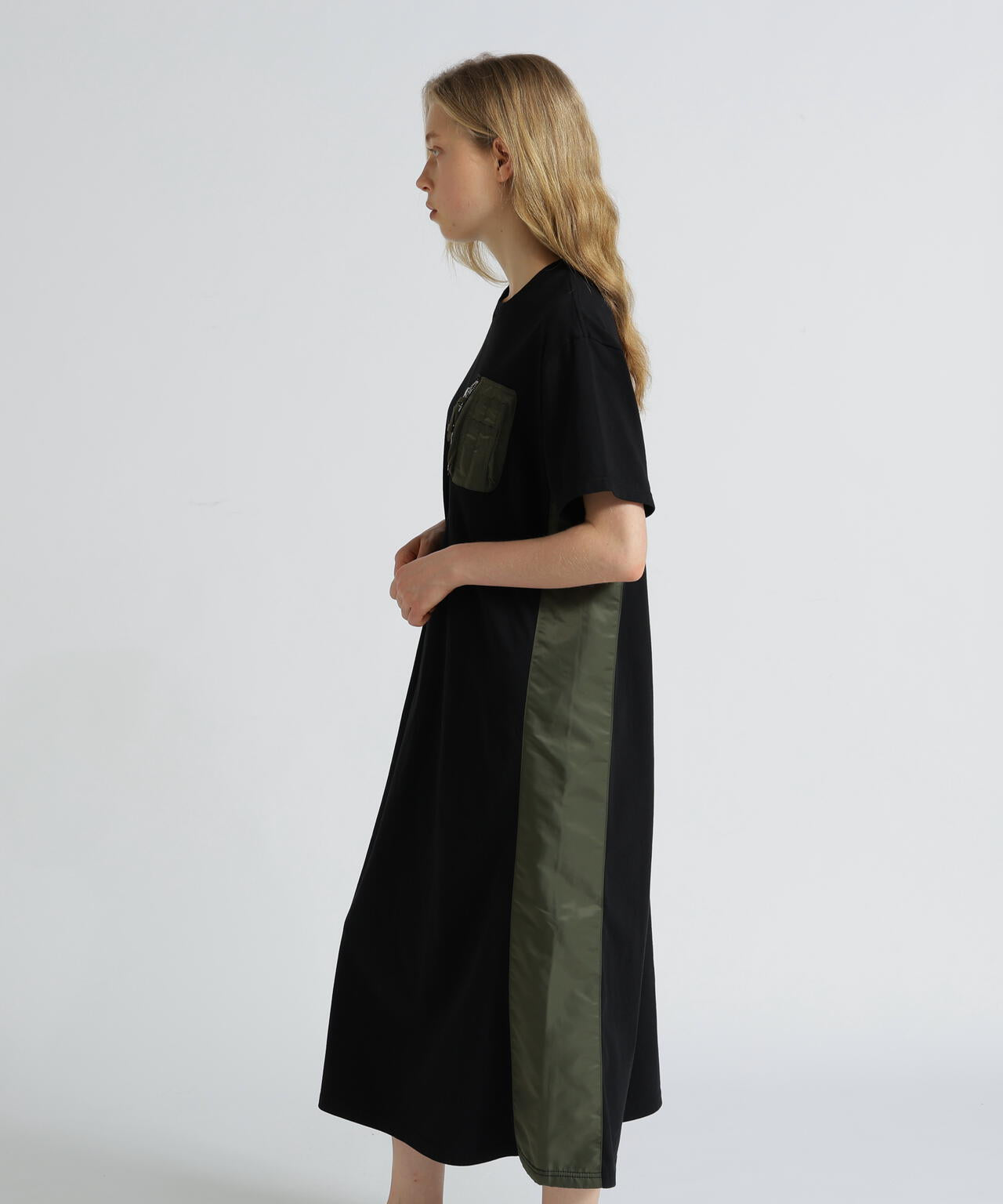 《WEB&DEPOT限定》MA-1 POCKET ONEPIECE/MA-1ポケット ワンピース