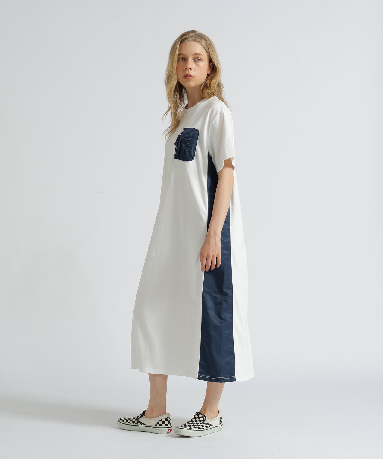 WEB&DEPOT限定》MA-1 POCKET ONEPIECE/MA-1ポケット ワンピース