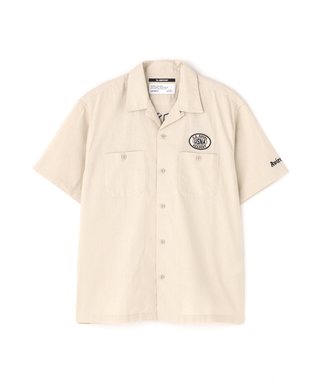 ANNAPOLIS WORK SHIRT / アナポリス 半袖ワークシャツ / AVIREX