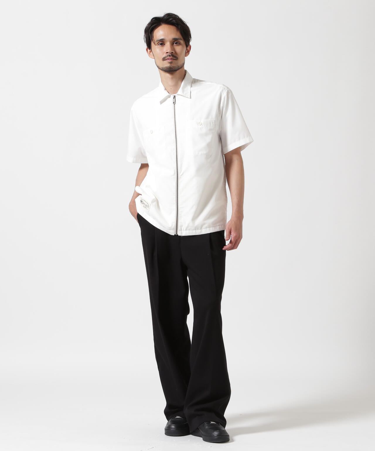 WEB&DEPOT限定》ZIP UP WORK SHIRT 