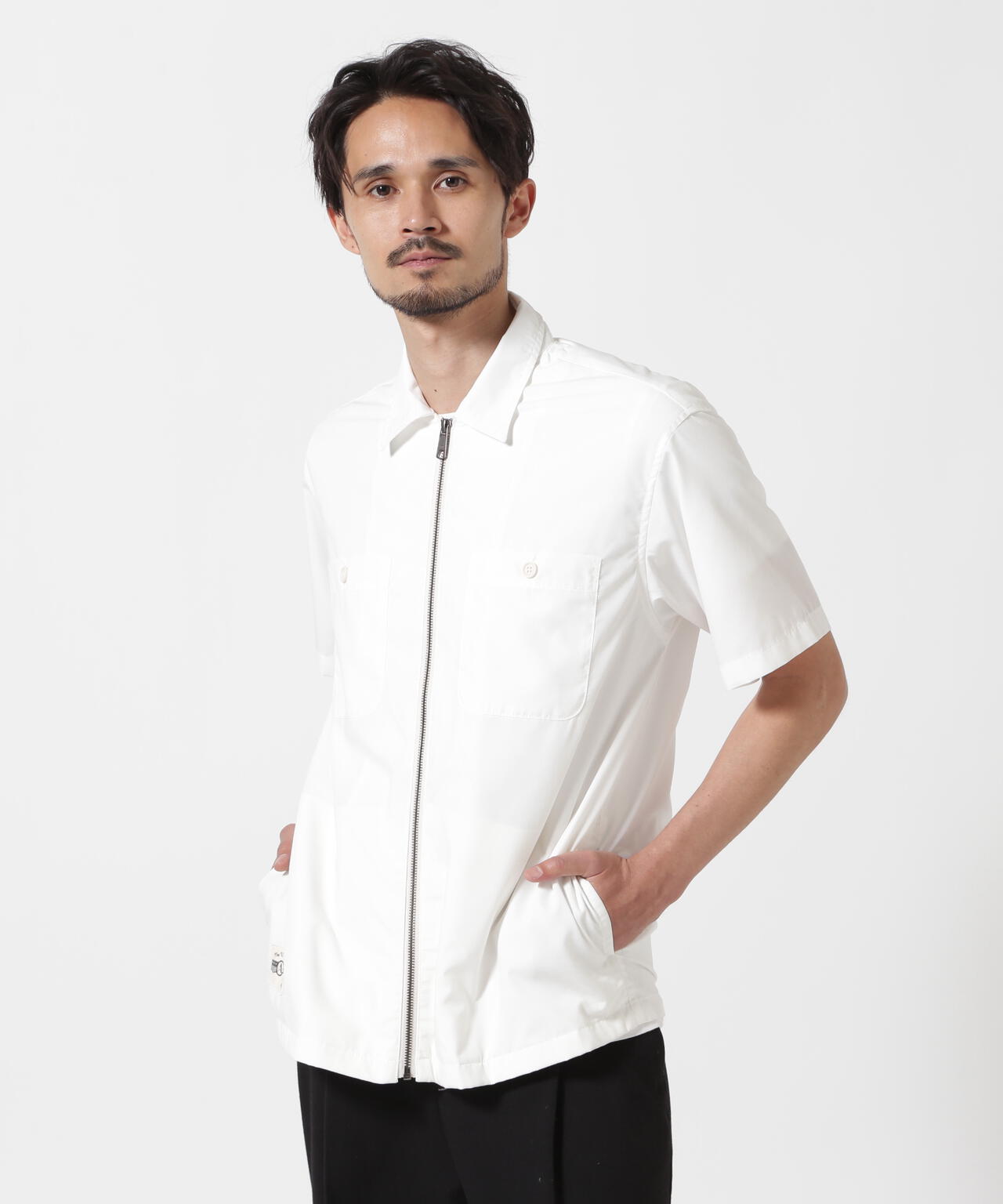 WEB&DEPOT限定》ZIP UP WORK SHIRT 