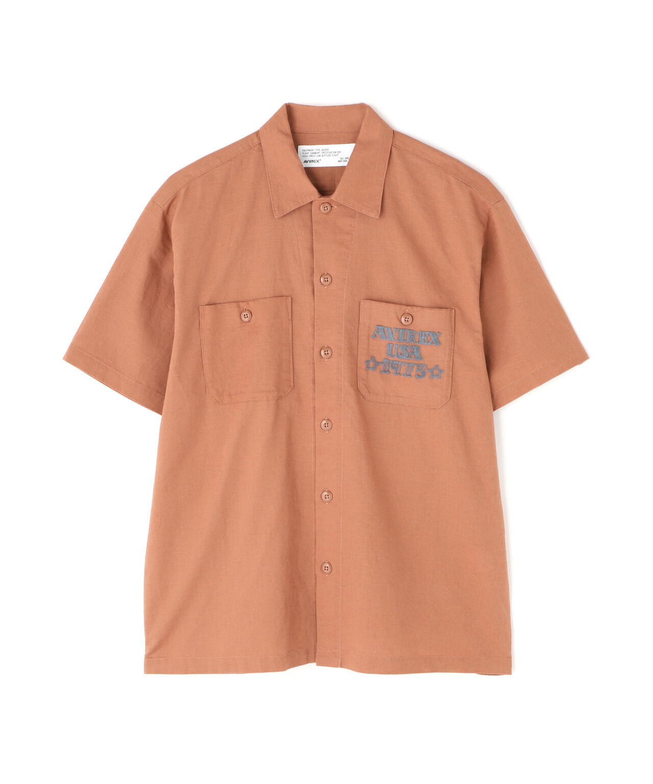 《WEB&DEPOT限定》COTTON LINEN SHIRT "BLUE ANGELS" / コットンリネンシャツ ブルーエンジェルス