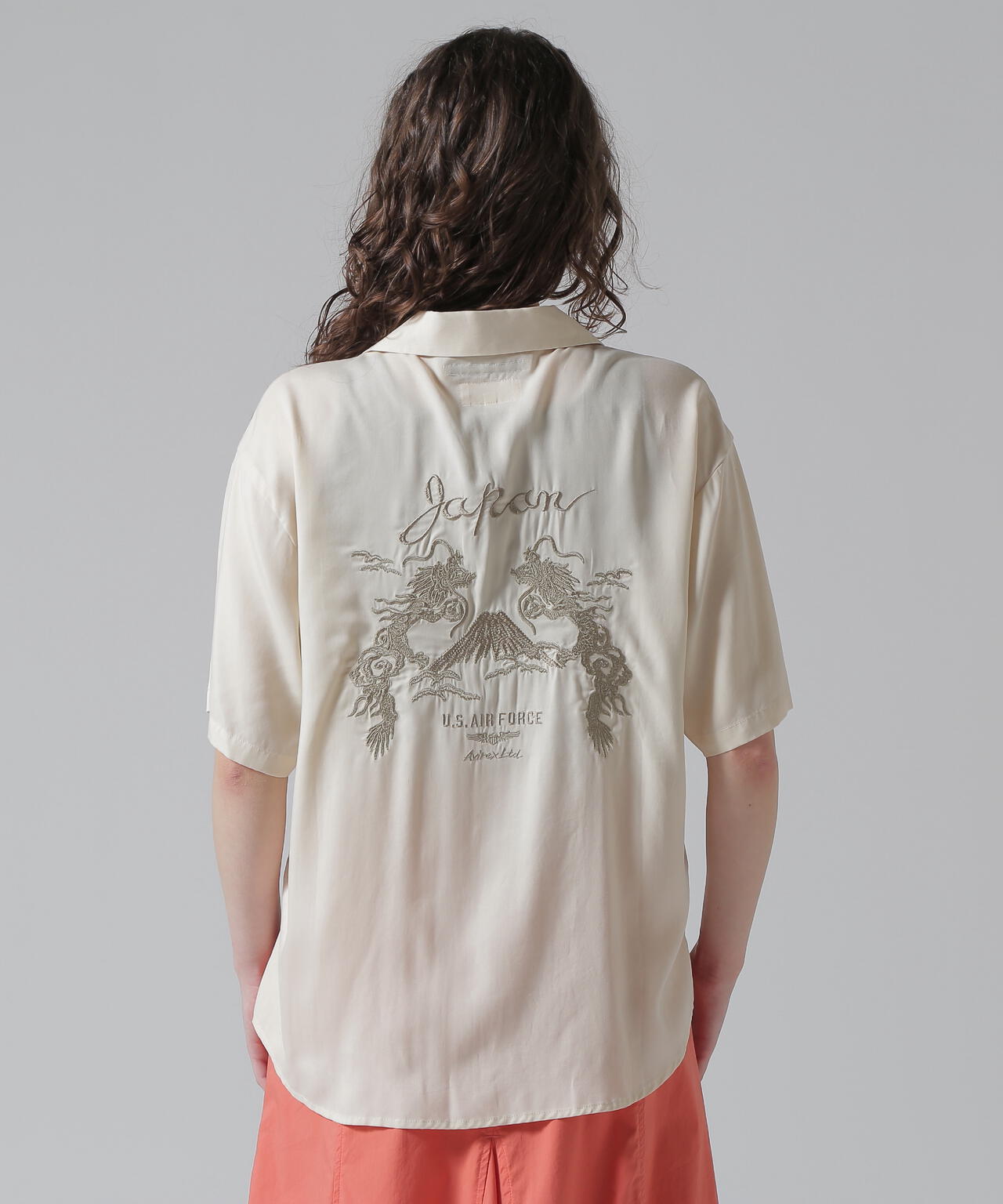 直営店限定》WOMEN'S DOUBLE DRAGON SOUVENIR SHIRT/ダブルドラゴン