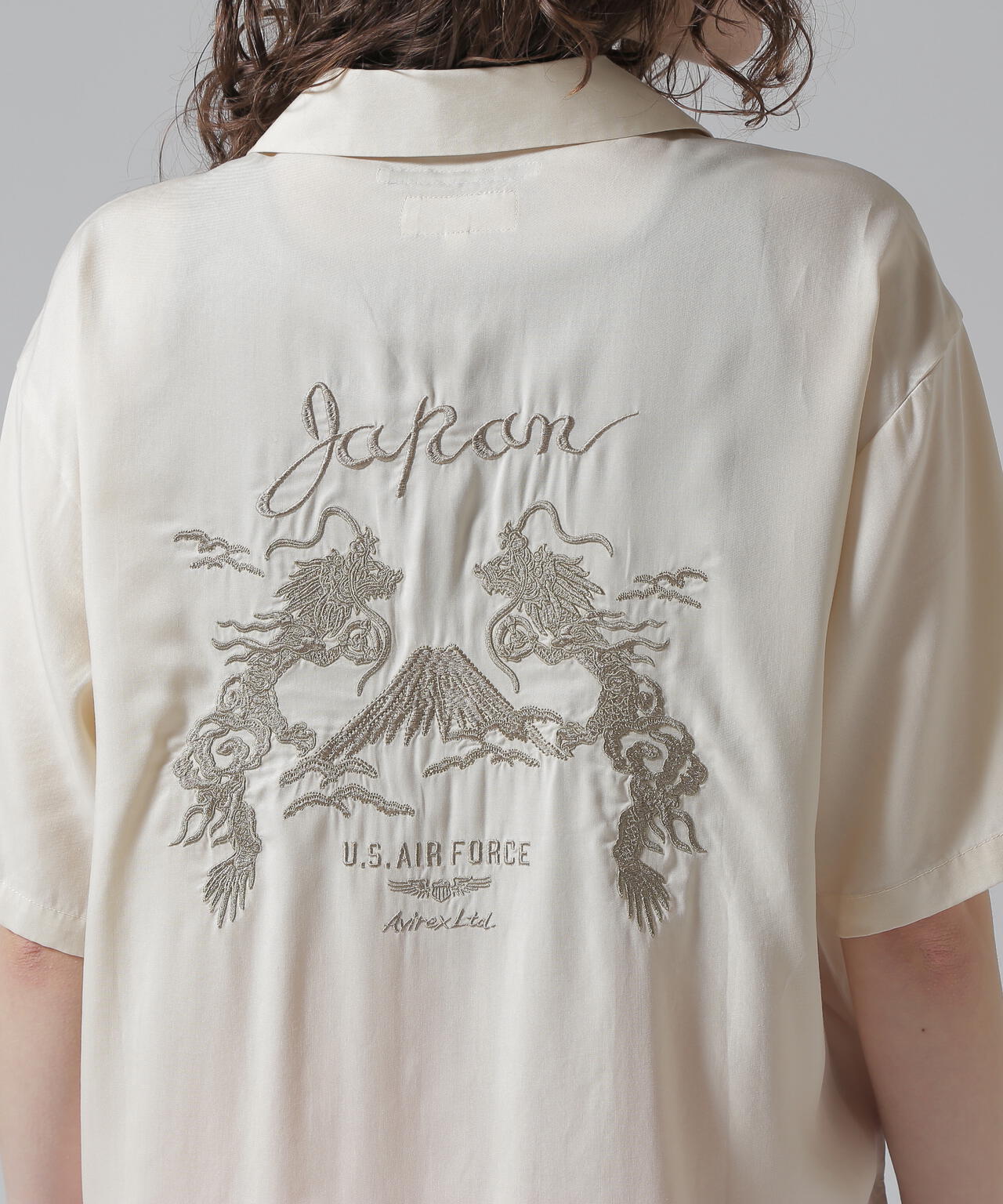 直営店限定》WOMEN'S DOUBLE DRAGON SOUVENIR SHIRT/ダブルドラゴン