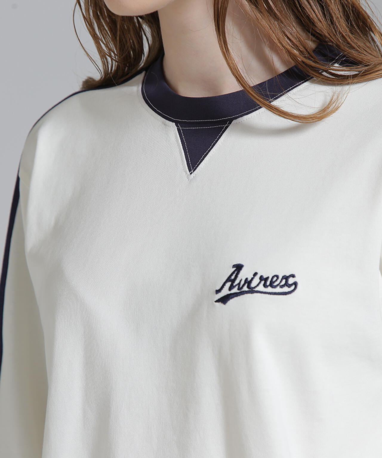 COLOR SCHEME EMBROIDERY TOPS/カラースキーム刺繍トップス