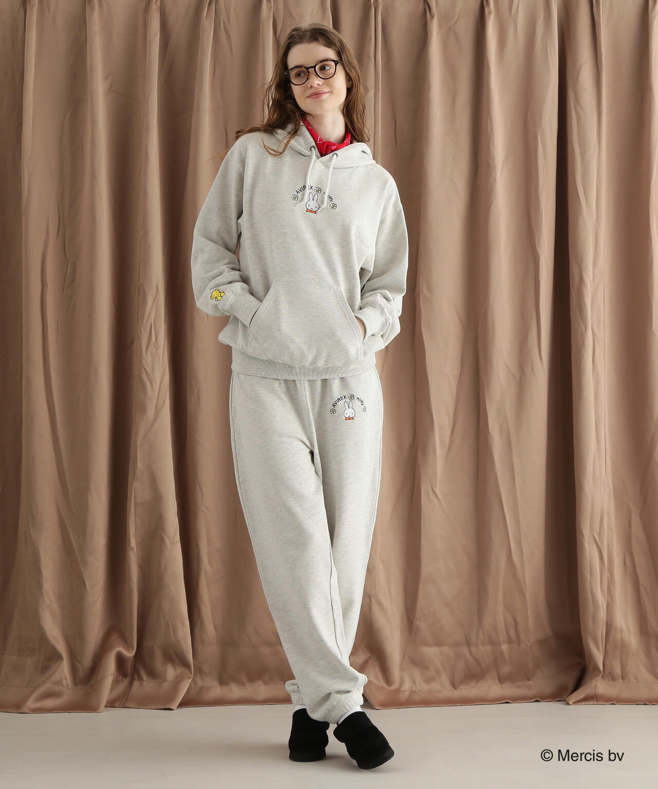 AVIREX×miffy》WEB限定 SWEAT PULLOVER PARKA/アヴィレックス