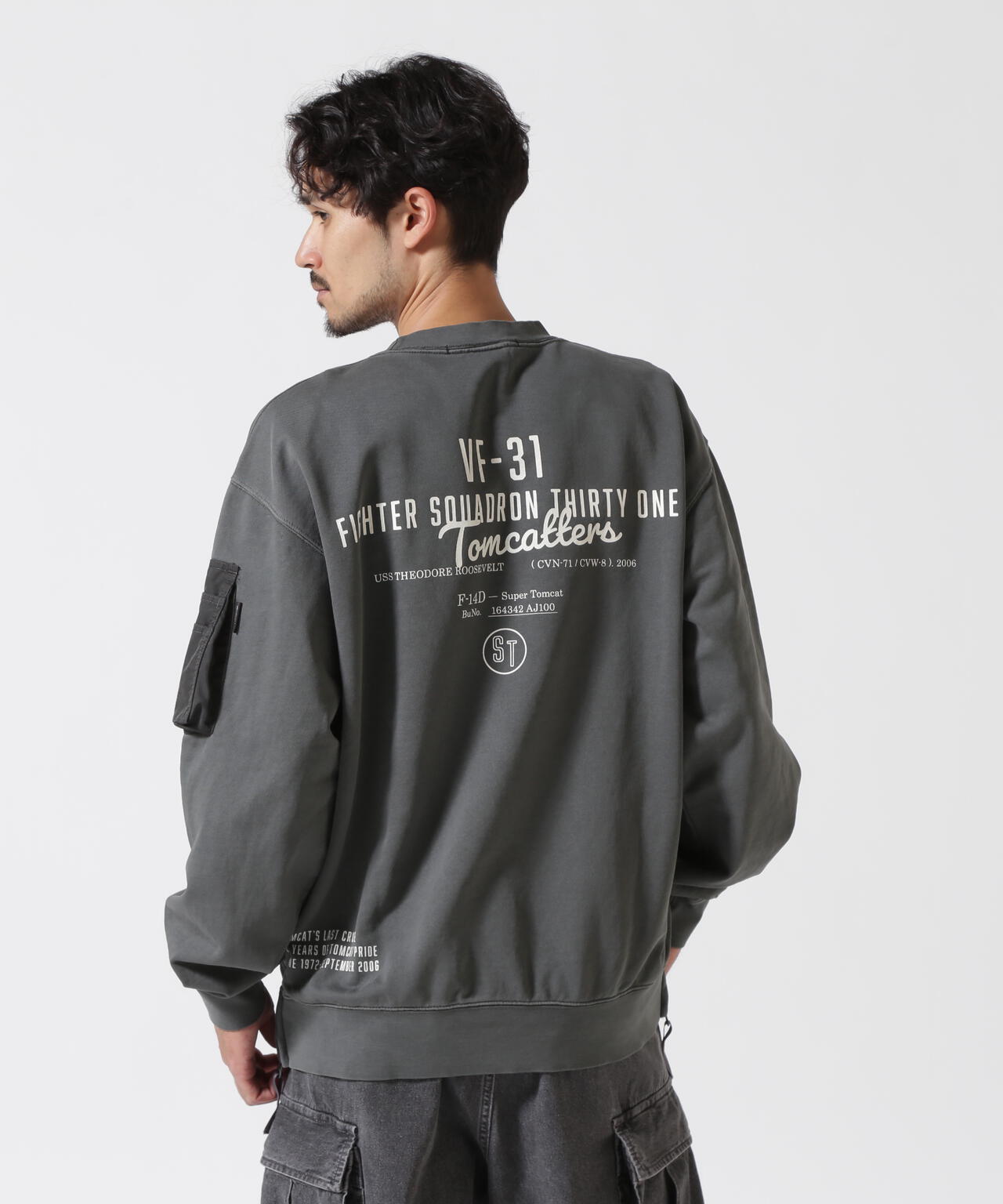 FADE WASH MIL. POCKET SWEAT / フェイドウォッシュ ミリタリー