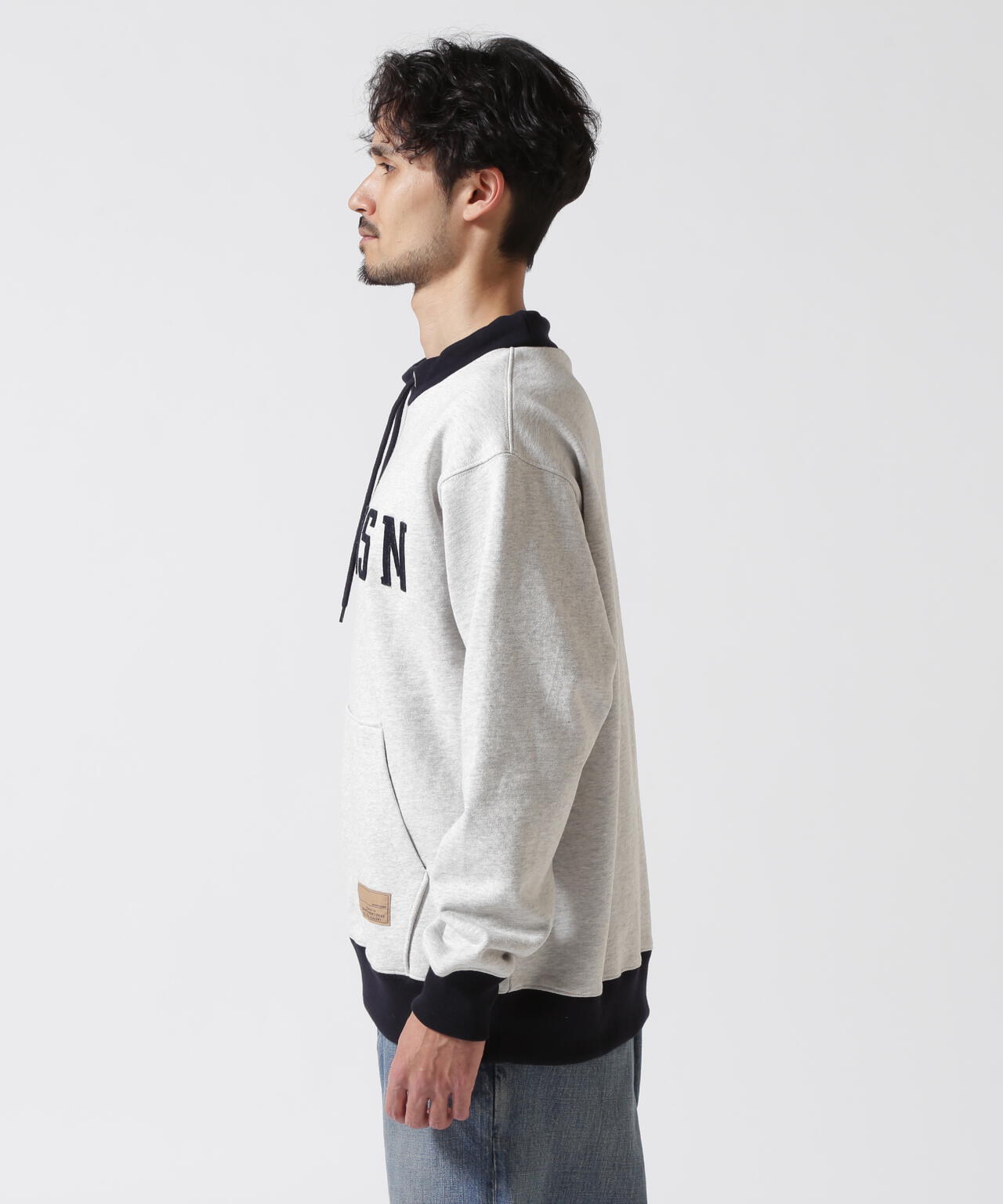 直営店限定》US.NAVY MOCK NECK SWEAT / モックネックスウェット