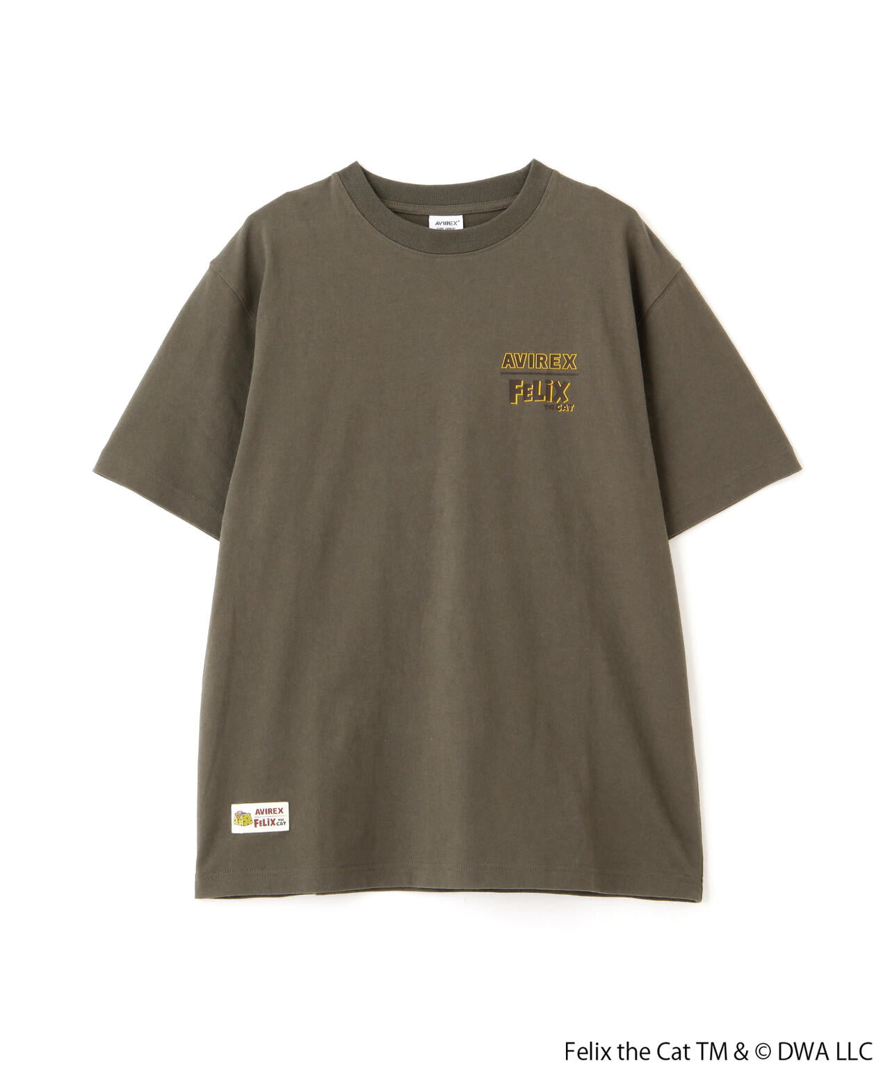 AVIREX×FELIX》EMBROIDERY LOGO T-SHIRT/刺繍ロゴ 半袖Tシャツ