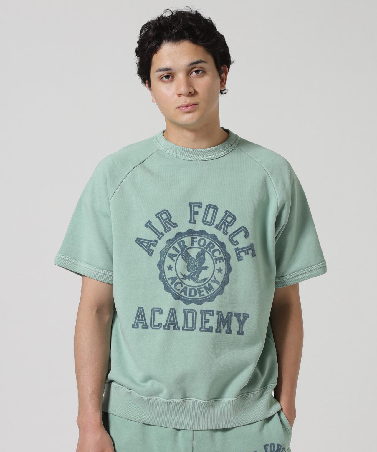 国内発送【AVIREX】スウェット 半袖Tシャツ SWEAT T-SHIRT 