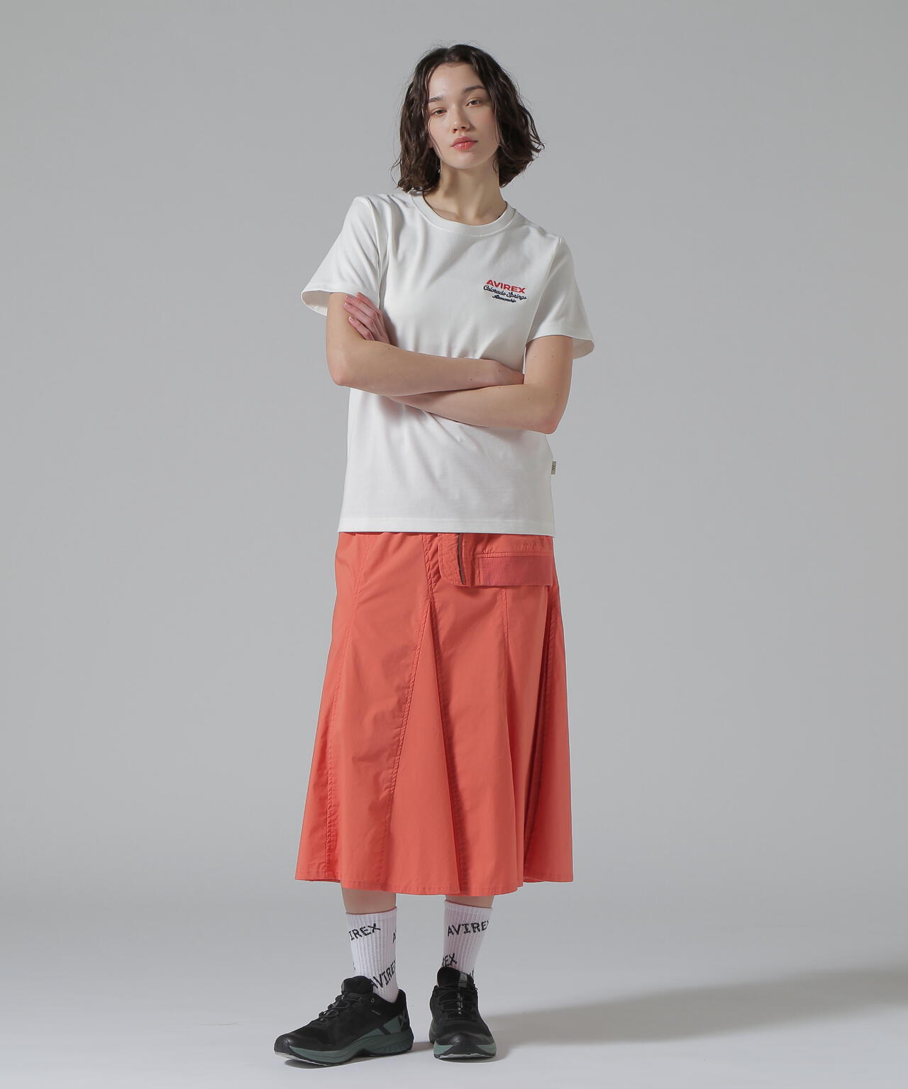 直営店限定》USAFA SQUADRONS EMB T-SHIRT/USAFAスコードロン