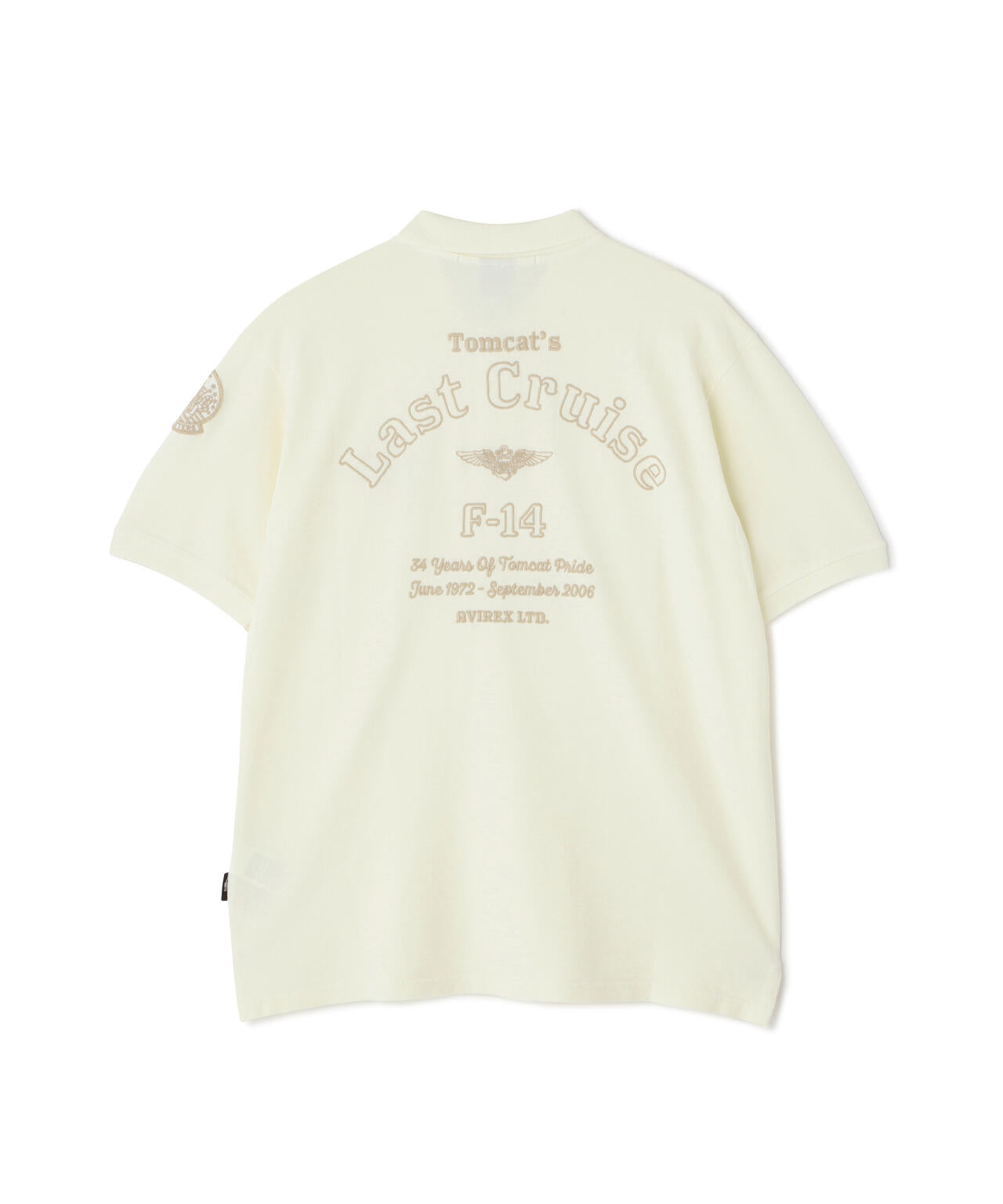 FADE WASH LAST CRUISE EMB POLO SHIRT / フェイドウォッシ ラストクルーズ 刺繍 ポロシャツ