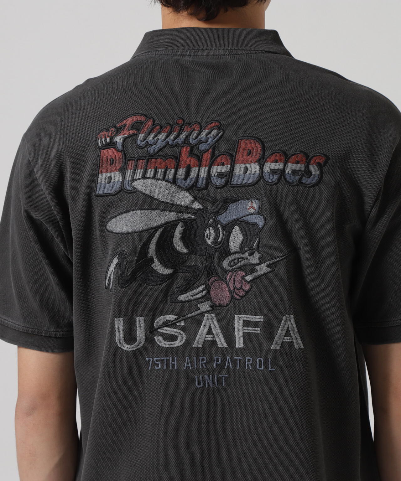 直営店限定》FADE WASH EMB POLO 直営店限定》FADE WASH EMB POLO