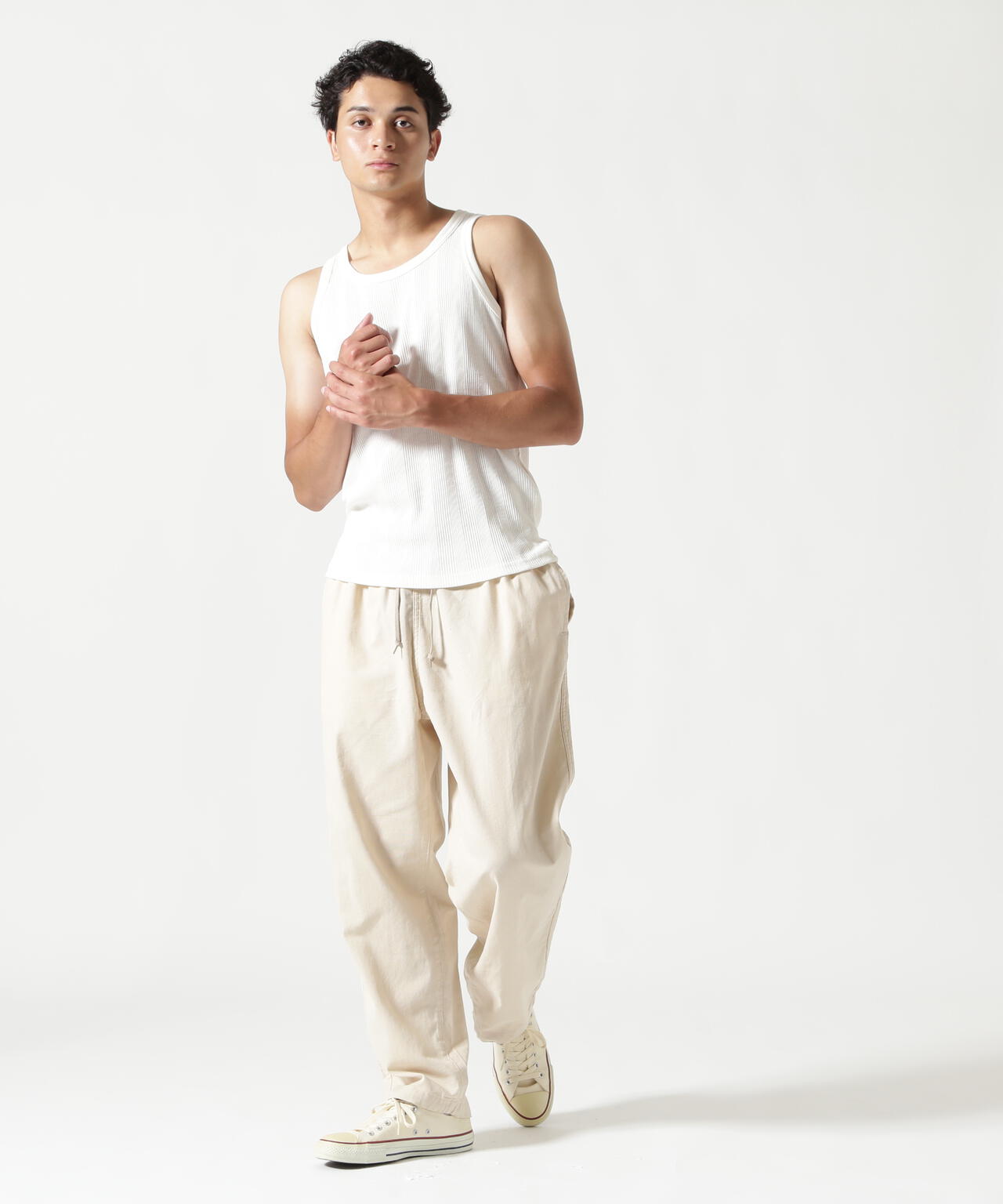 直営店限定》RANDOM RIB TANK TOP / ランダムリブ タンクトップ