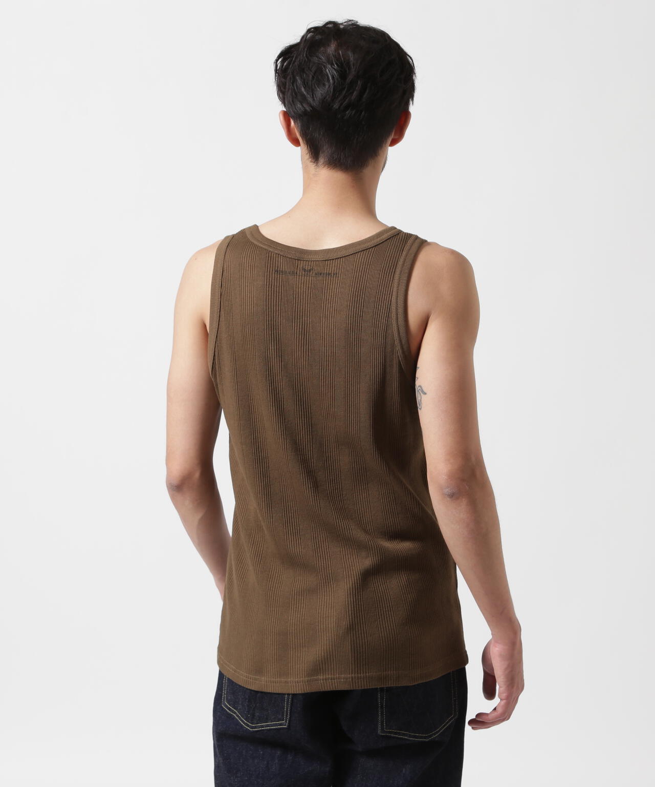 CABaN ファインポリエステル ランダムリブタンクトップ caban（キャバン）の「□ファインポリエステル ランダムリブタンク