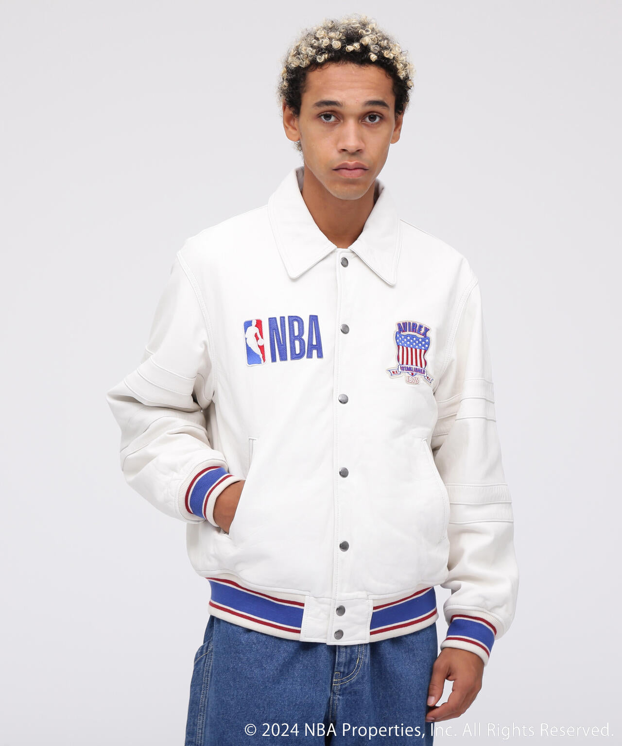 AVIREX × NBA》ALL TEAM JACKET / オールチーム ジャケット