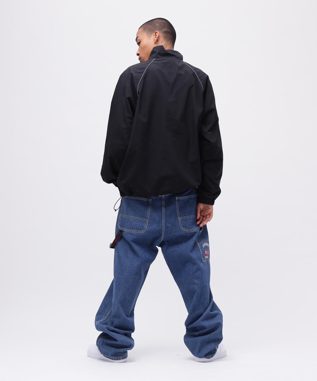 NYLON PIPING STAND JACKET / ナイロン パイピング スタンドジャケット
