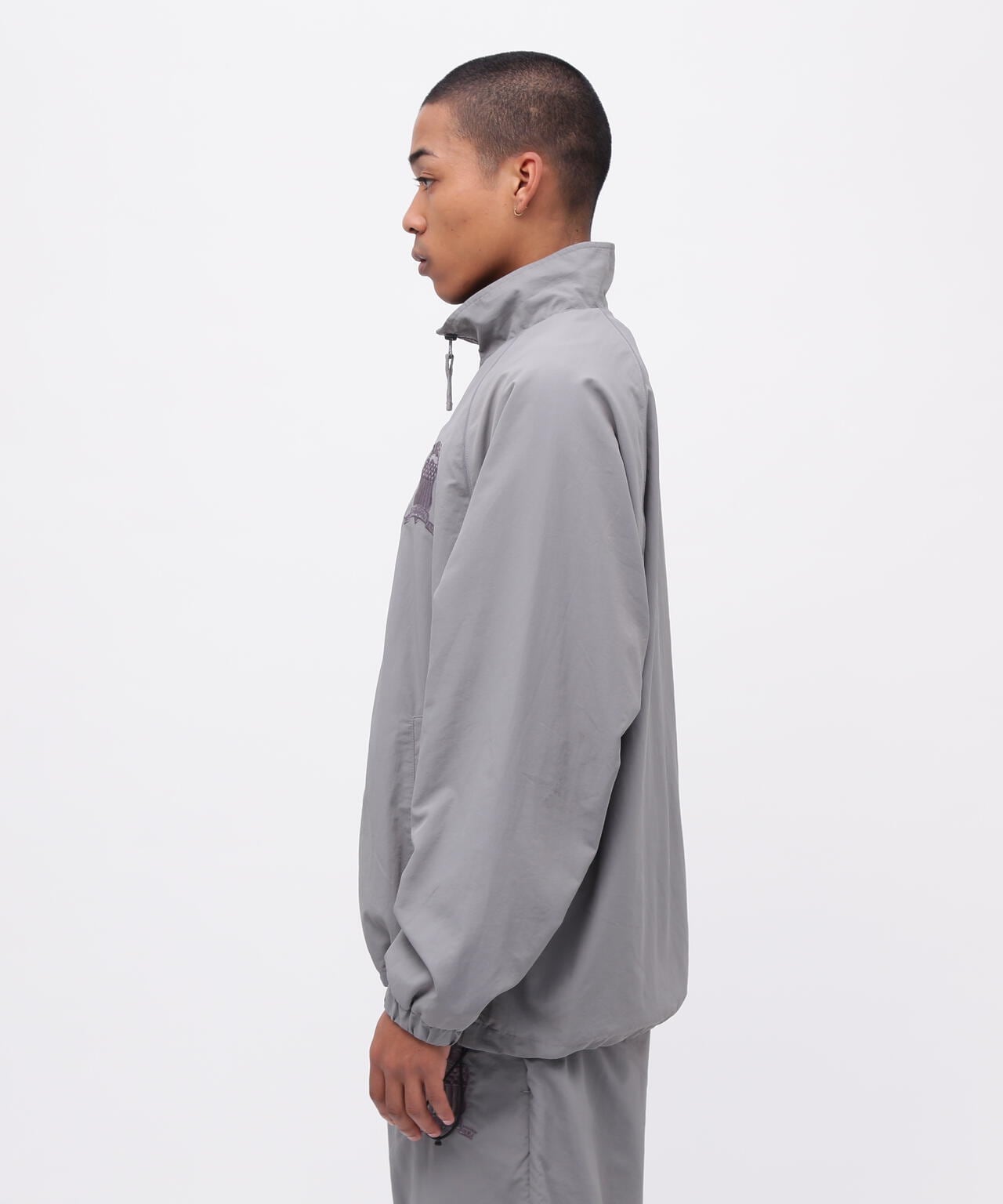 NYLON PIPING STAND JACKET / ナイロン パイピング スタンドジャケット