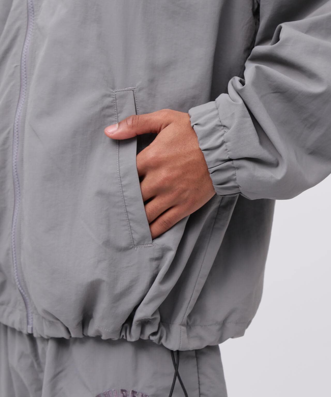 NYLON PIPING STAND JACKET / ナイロン パイピング スタンドジャケット