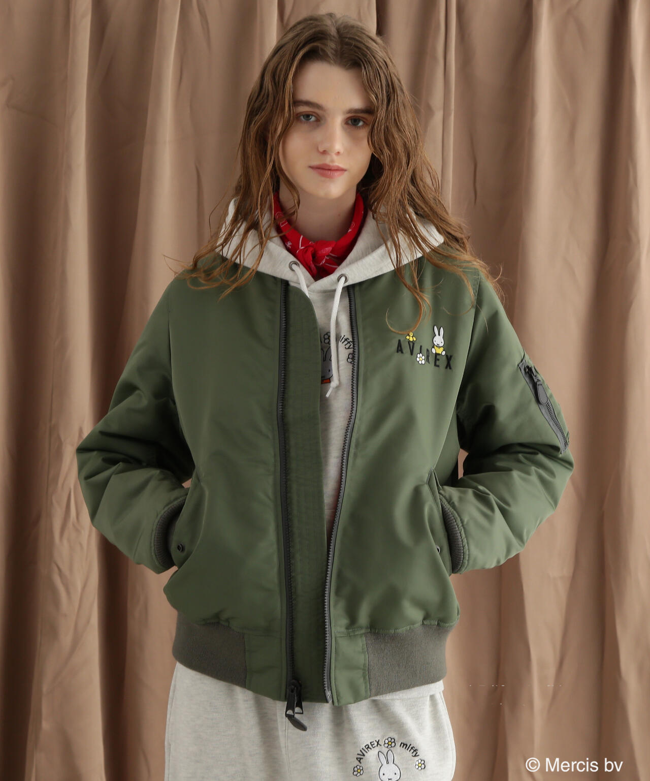 AVIREX×miffy》WEB限定MA-1/アヴィレックス×ミッフィー MA-1 | AVIREX