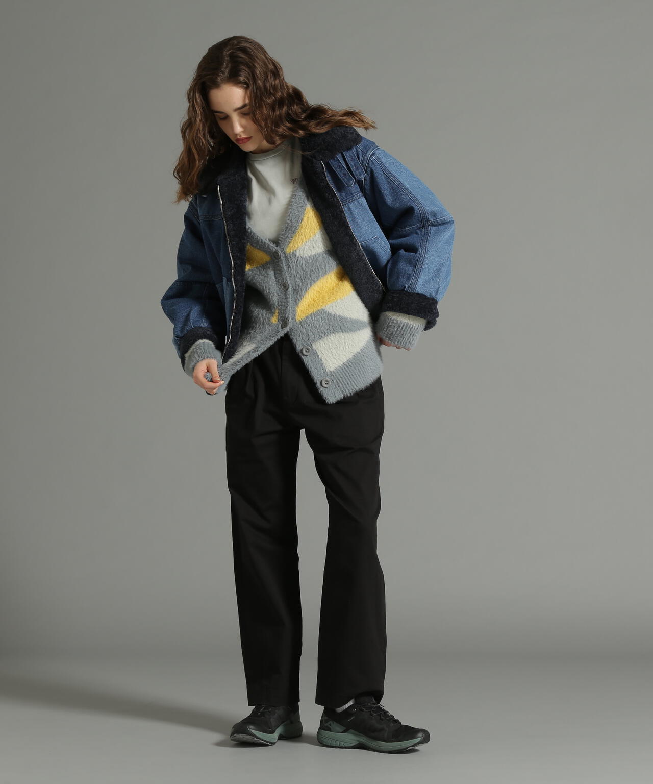 美品✴︎AVIREX Belle ブラウン ブルゾン AVIREX ブルゾン アウター 「Belle LINE」BOA JACKET/ボア