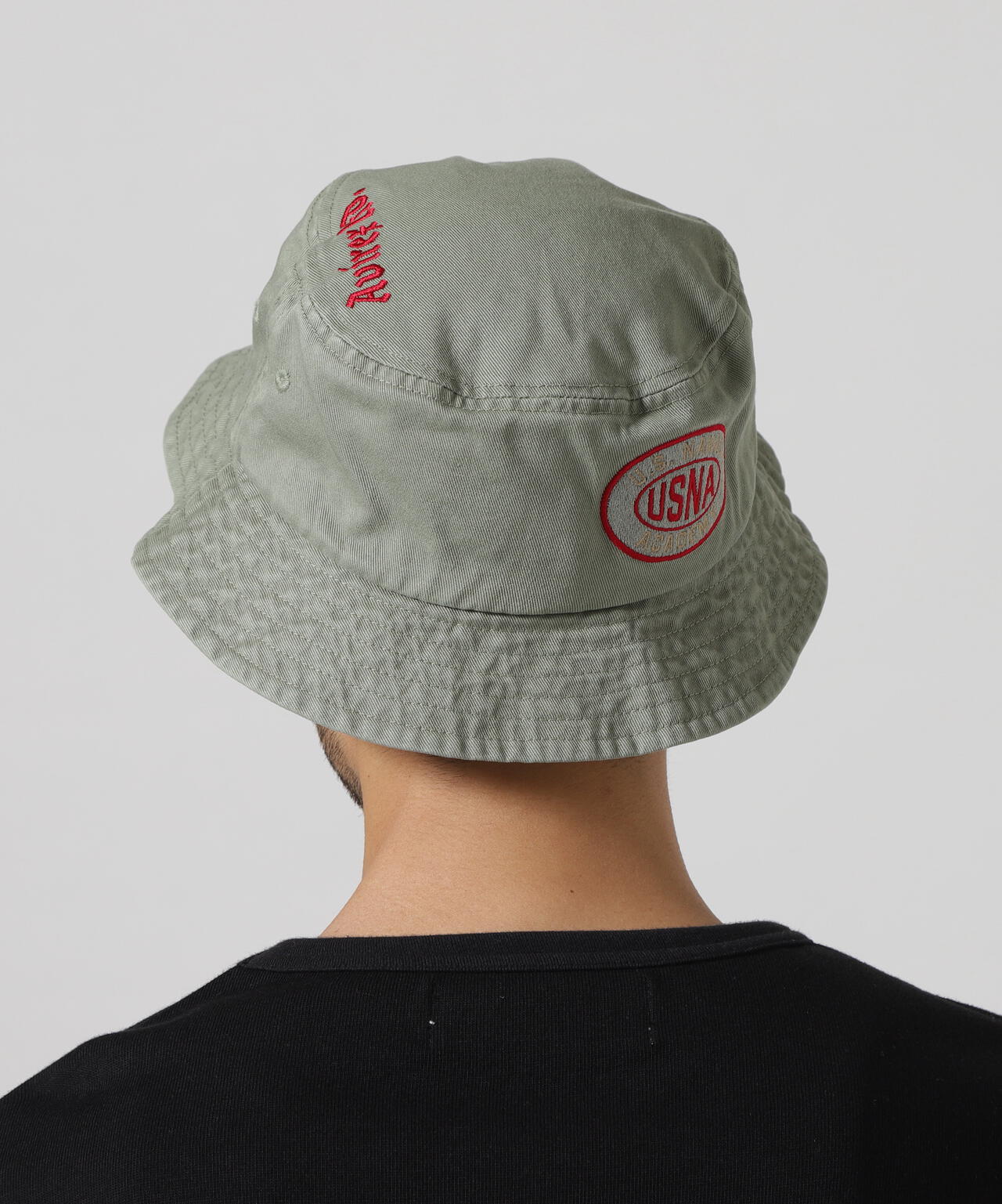 US NAVY LOGO BUCKET HAT / ロゴ バケットハット / AVIREX
