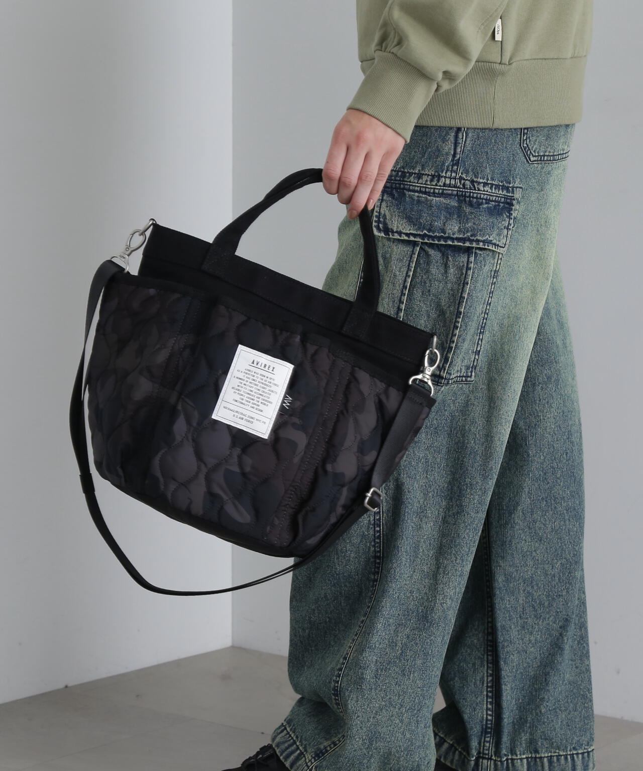 限定》QUILTING GARDENING TOTE BAG/キルティングガーデニングトート