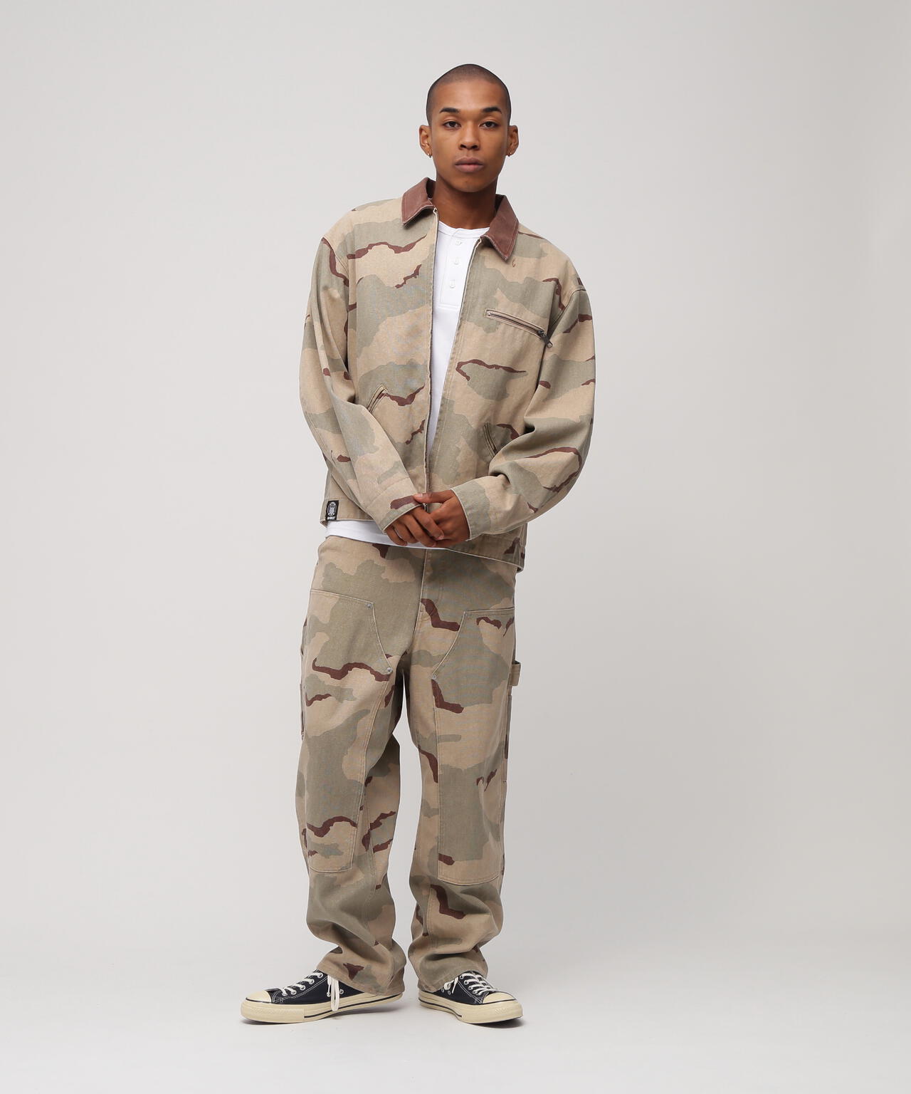 CAMO DOUBLE KNEE DUCK PAINTER PANTS | AVIREX（アヴィレックス