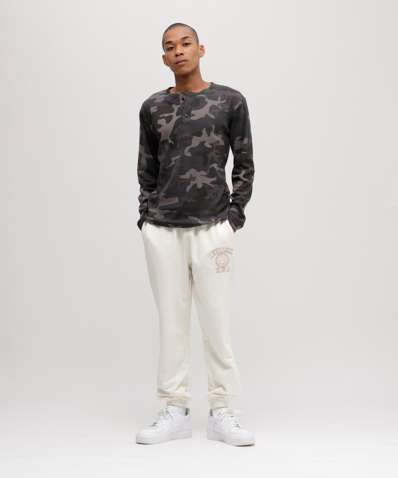 AVIREX 50th VARSITY SWEAT PANTS