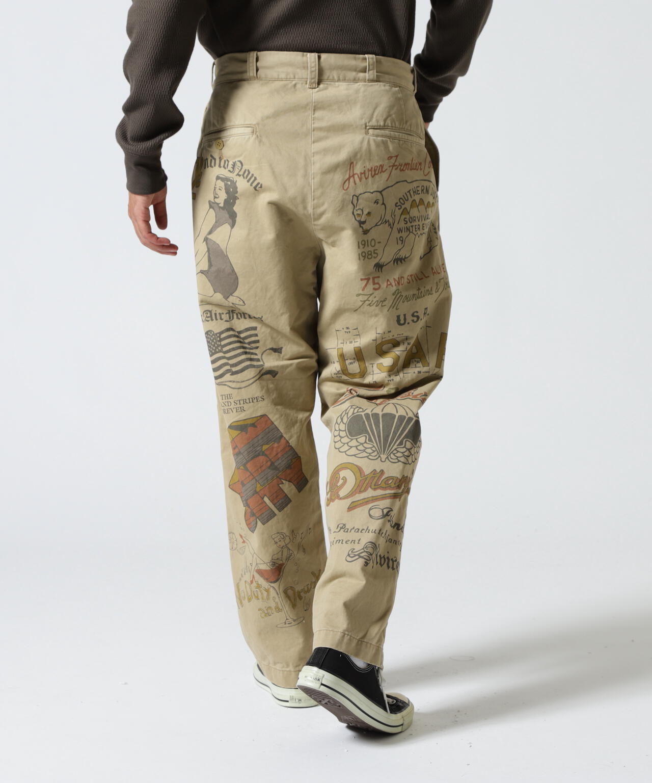 RESTORE COLLECTION》60's ARMY CHINO PANTS ”ARCHIVE GRAPHIC