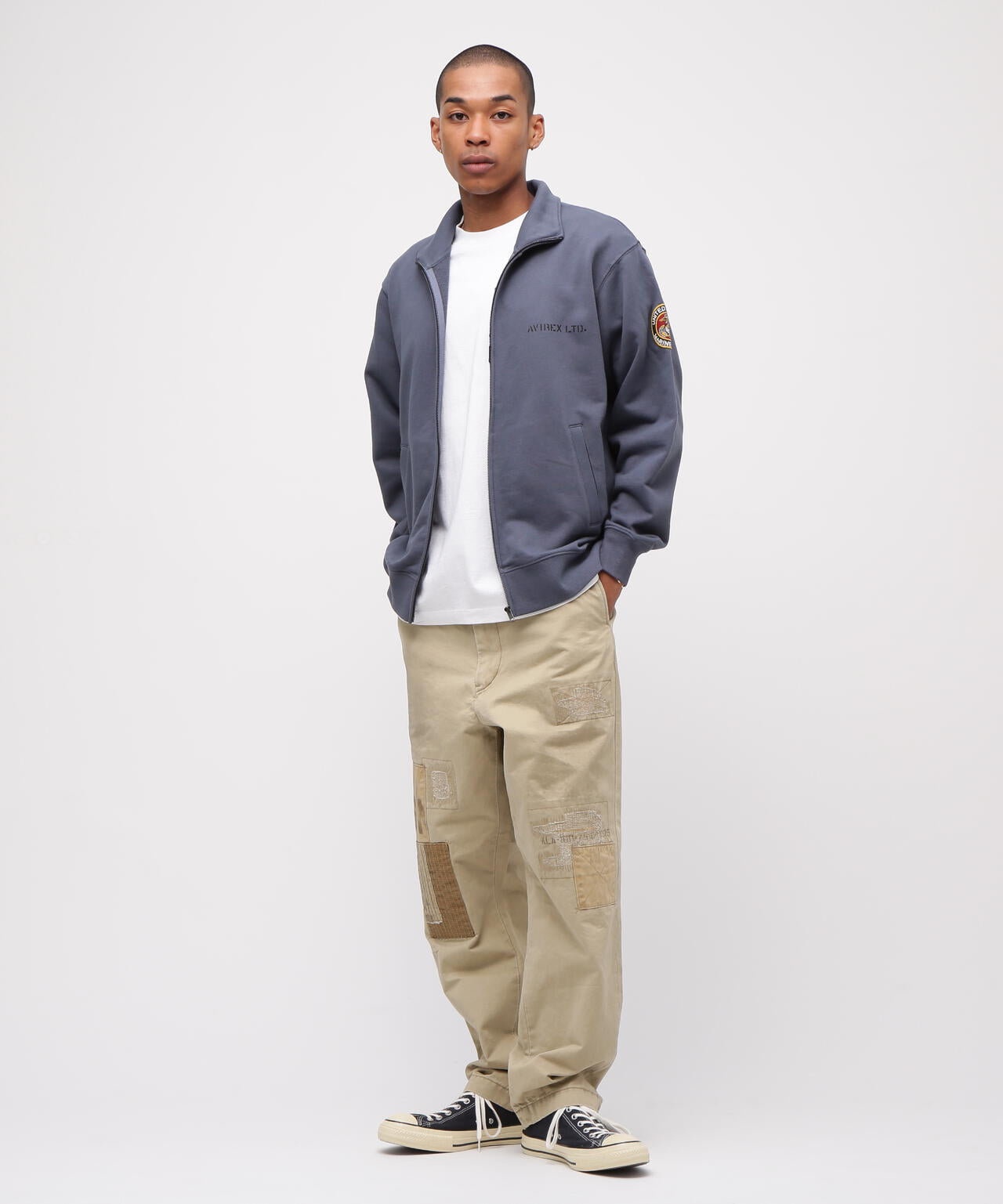 RESTORE COLLECTION》ARMY CHINO PANTS ”REPAIR CUSTOM” | AVIREX