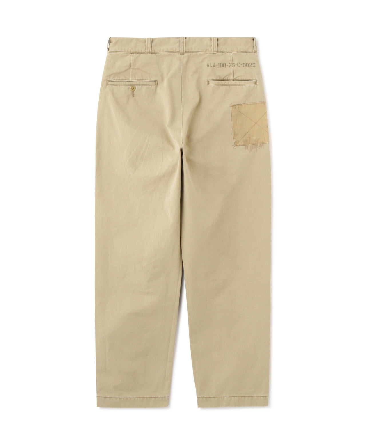 RESTORE COLLECTION》ARMY CHINO PANTS ”REPAIR CUSTOM” | AVIREX