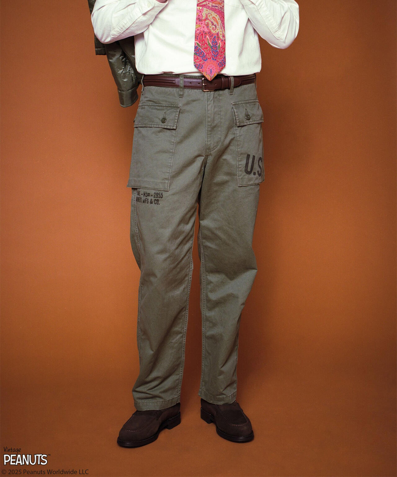 《AVIREX × PEANUTS》AERO PANTS ”FLYING ACE”