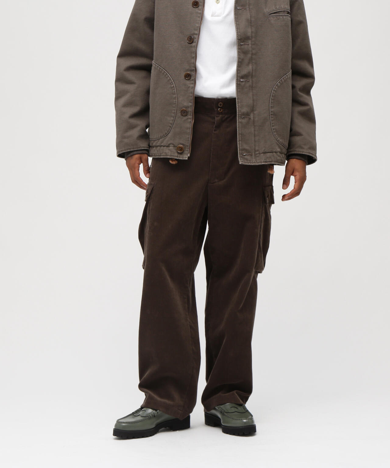 アーミー0510  TFQP by HANDROOM》M-47 CORDUROY CARGO TROUSERS | AVIREX