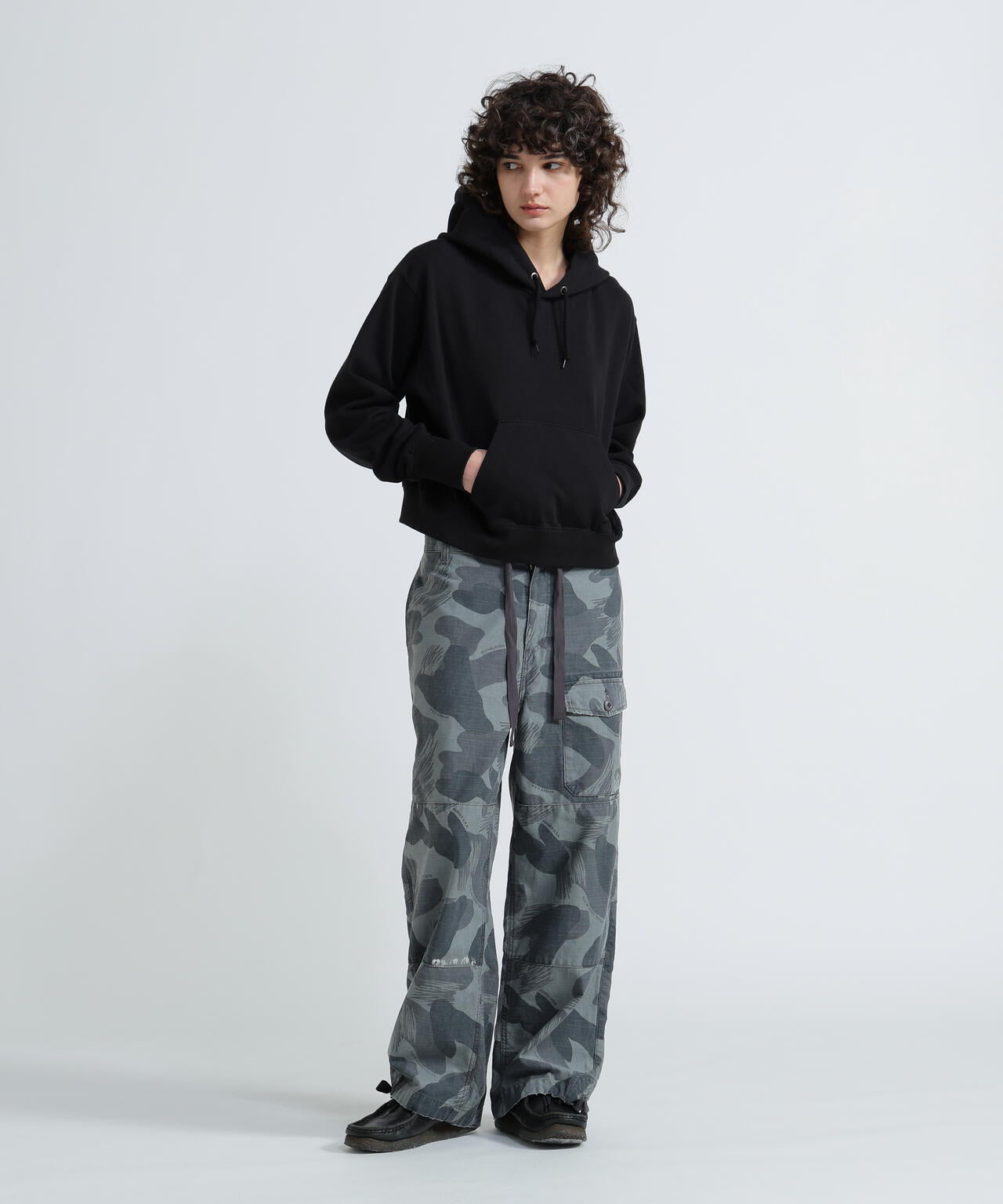 WOMAN》CAMOUFLAGE CARGO LONG PANTS/カモフラージュカーゴロング