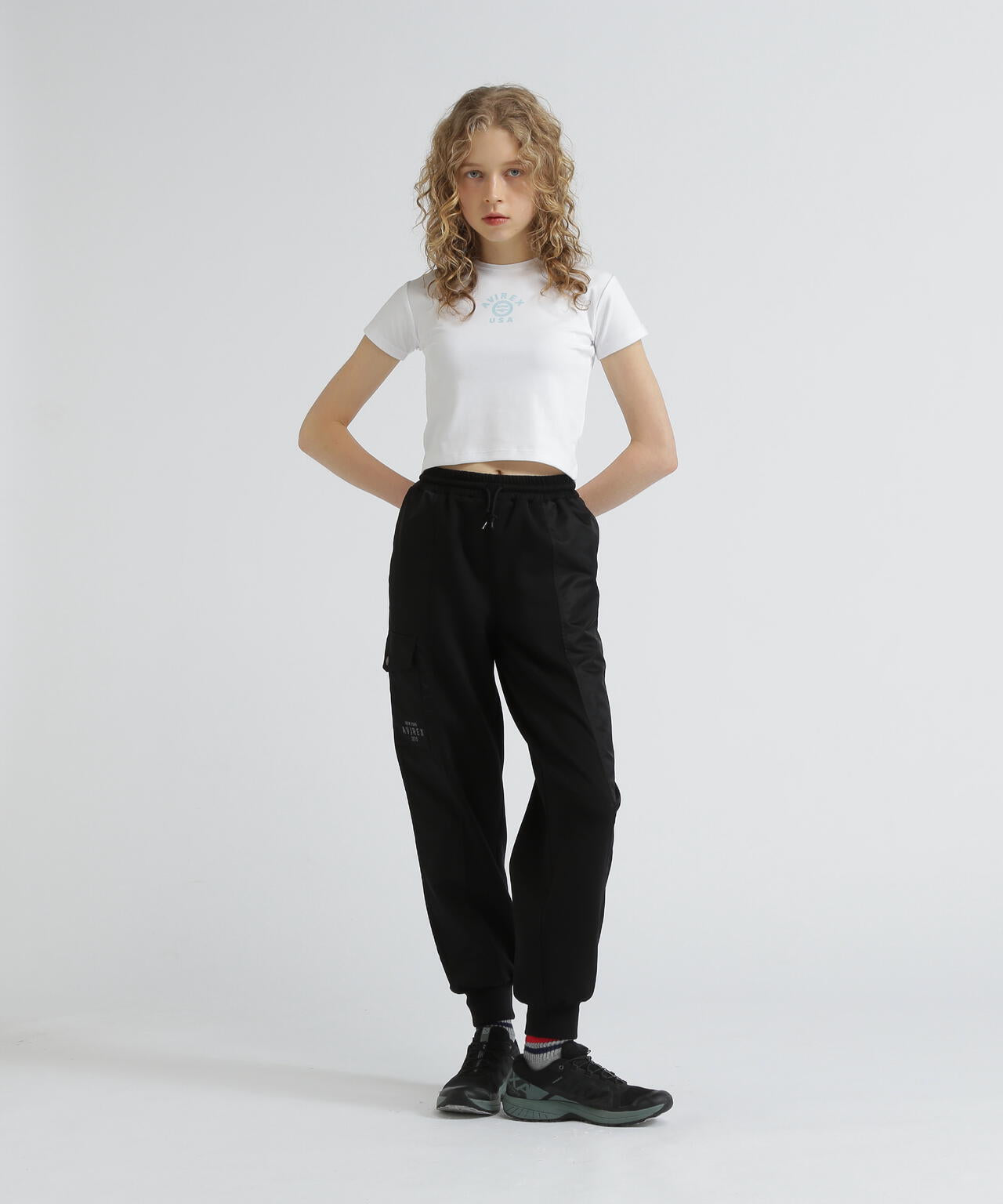 アビレックス　ナイロンパンツ　グレー　XL AVIREX｜NYLON PIPING PANTS / ナイロン パイピング パンツ / AVIREX