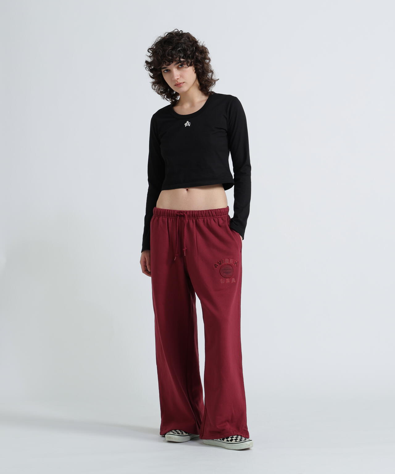 WOMAN/直営店限定》AVIREX 50th VARSITY PANTS/バーシティー