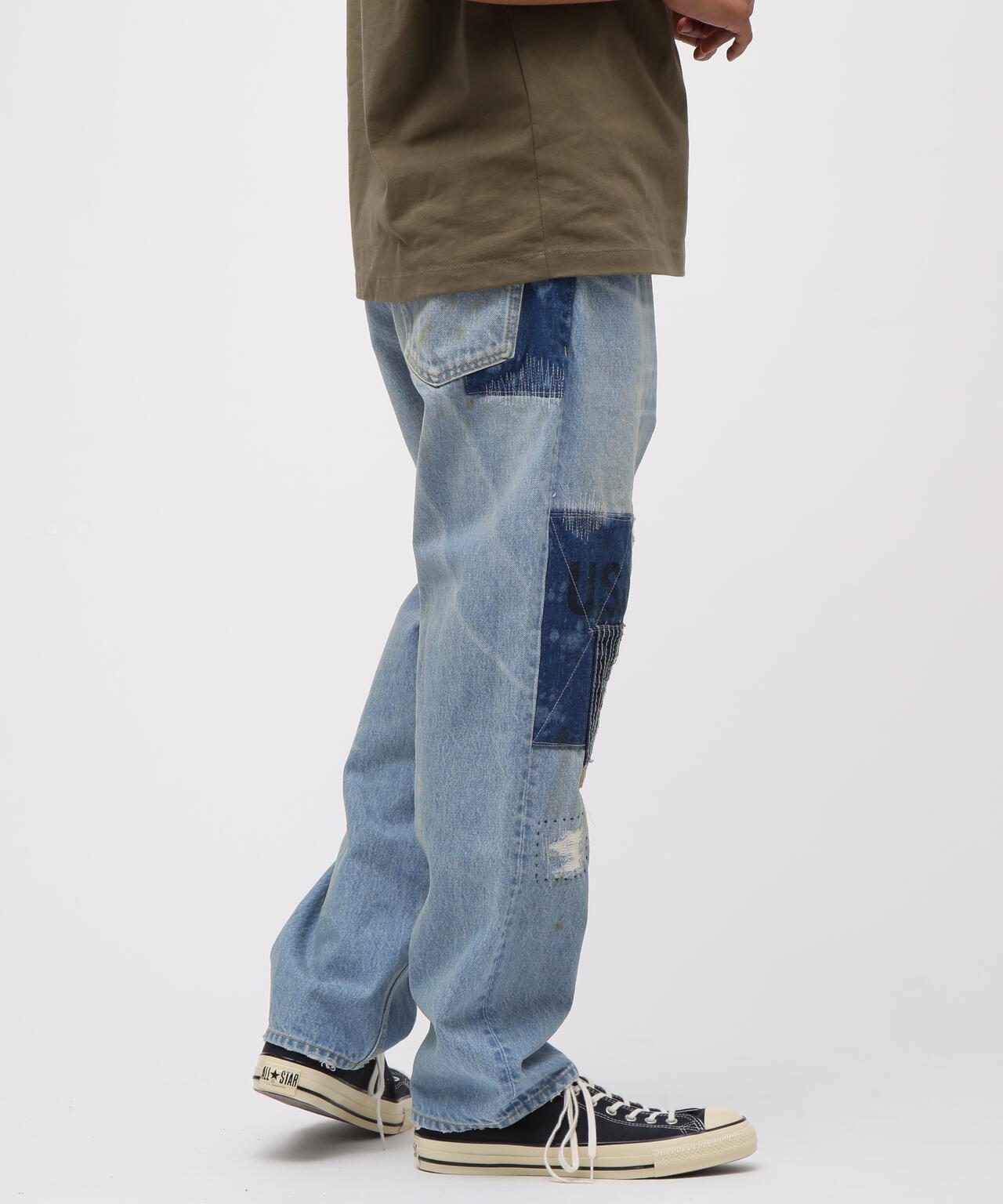 RESTORE COLLECTION》DENIM PANTS ”REPAIR CUSTOM” | AVIREX