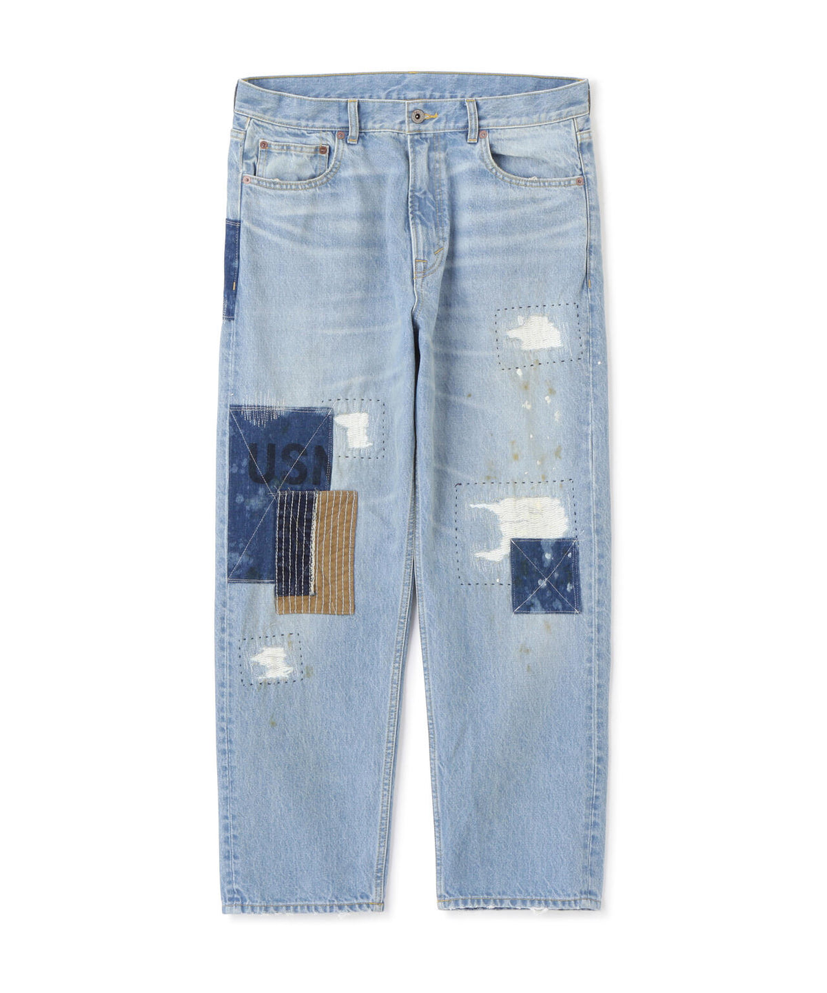 RESTORE COLLECTION》DENIM PANTS ”REPAIR CUSTOM” | AVIREX 