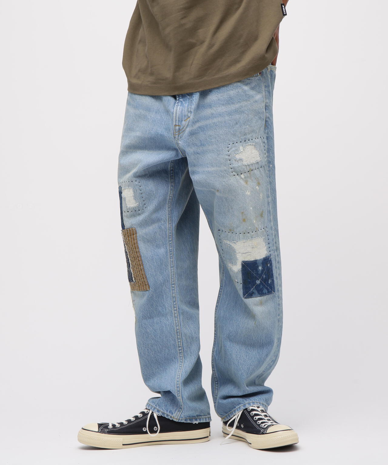RESTORE COLLECTION》DENIM PANTS ”REPAIR CUSTOM” | AVIREX