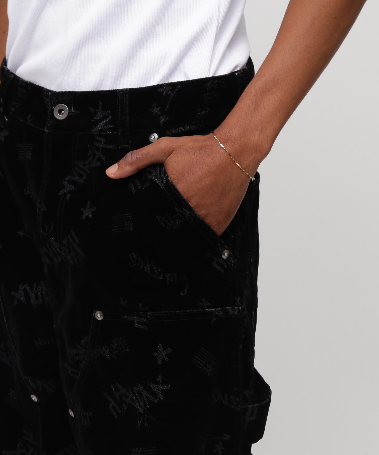 FLOCKING DOUBLE KNEE PAINTER DENIMPANTS | AVIREX（アヴィレックス