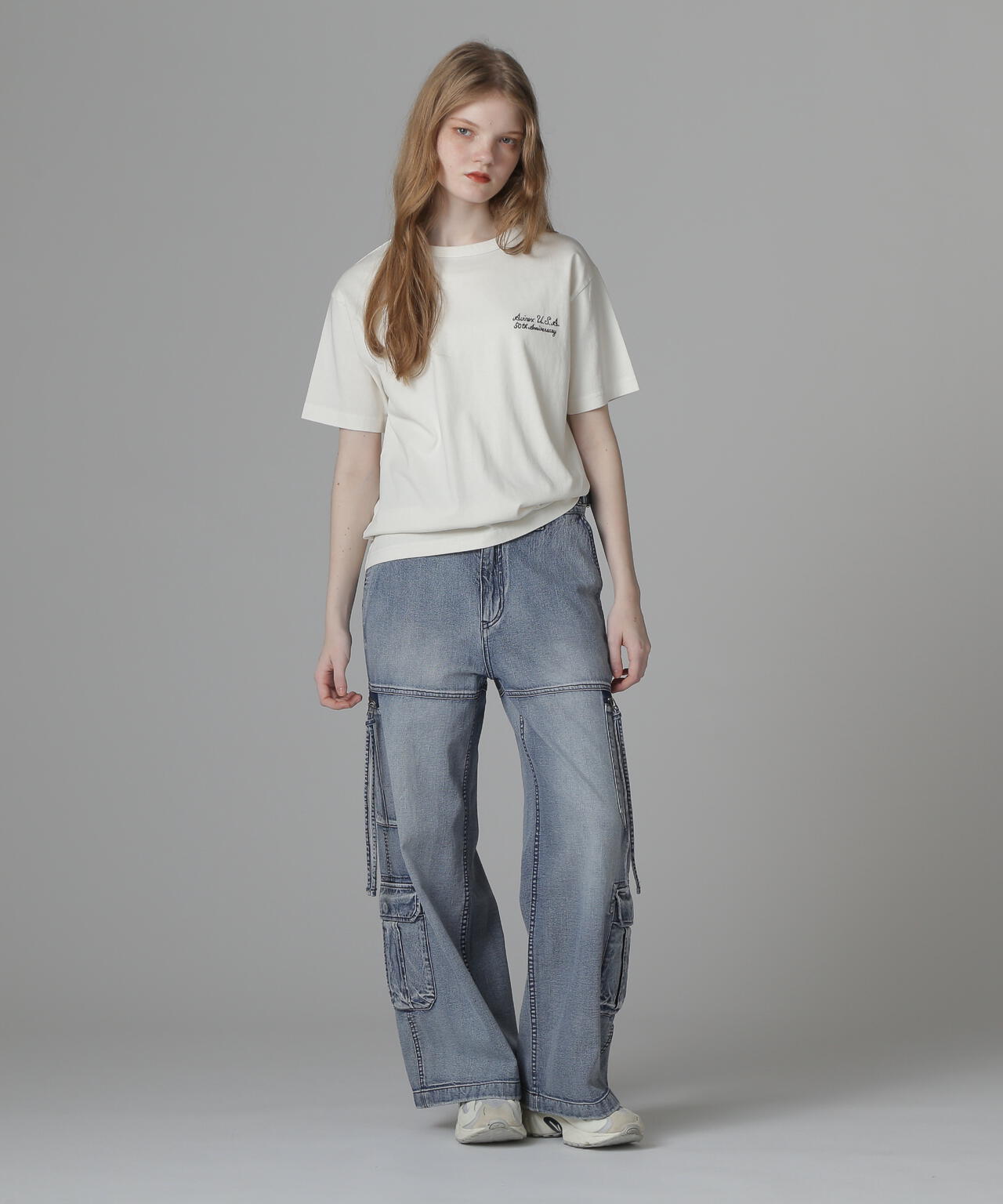 WOMAN》W POCKET DENIM PANTS/ダブルポケットデニムパンツ